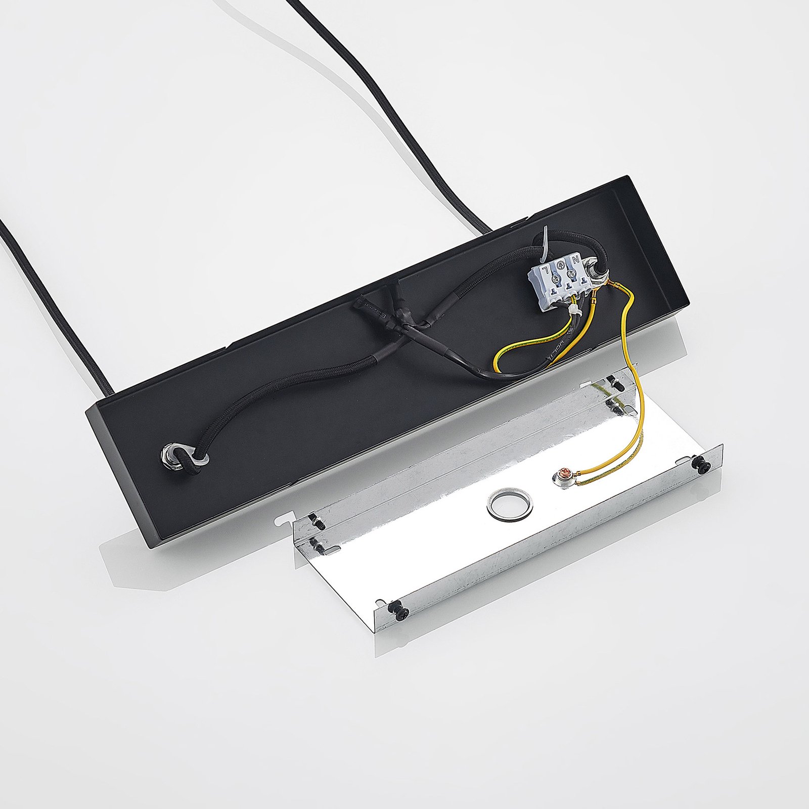 Hinai 4 Pendelleuchte Black/Grey/White - Lindby