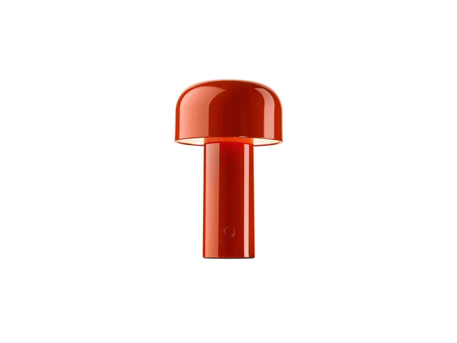 FLOS Bellhop aufladbare LED-Tischleuchte ziegelrot