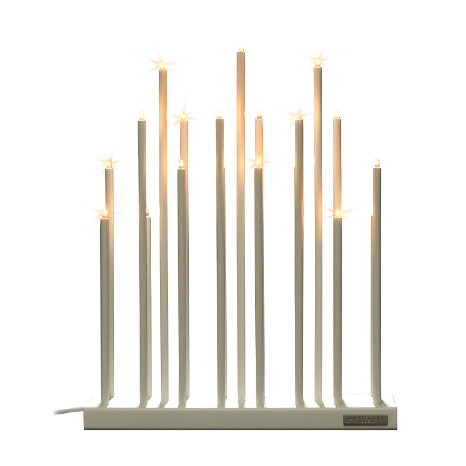 Elflugan candelabra 19-flame dimmable