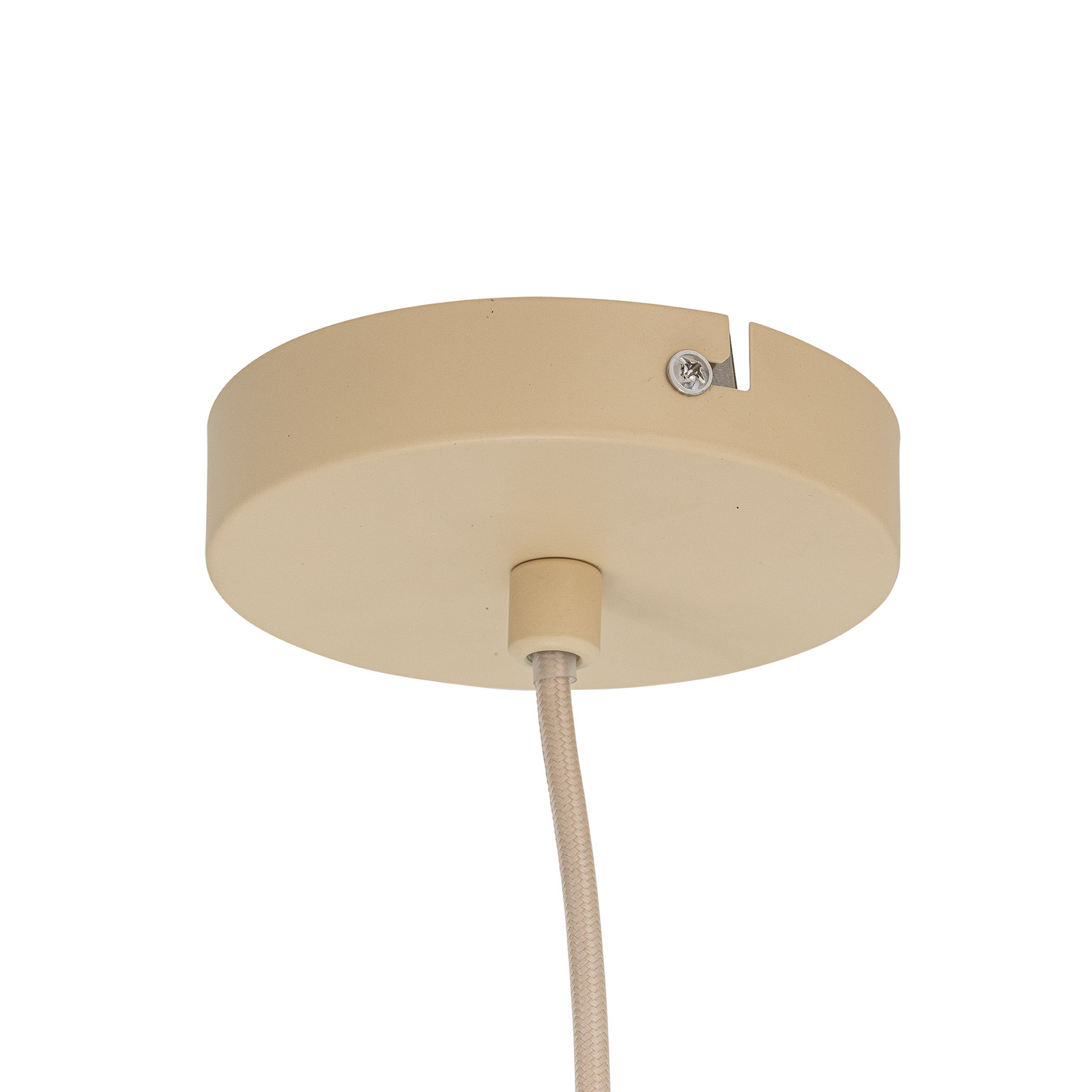 Suspension Naluna, crème, Ø 42 cm, tissu, E27 - Bloomingville