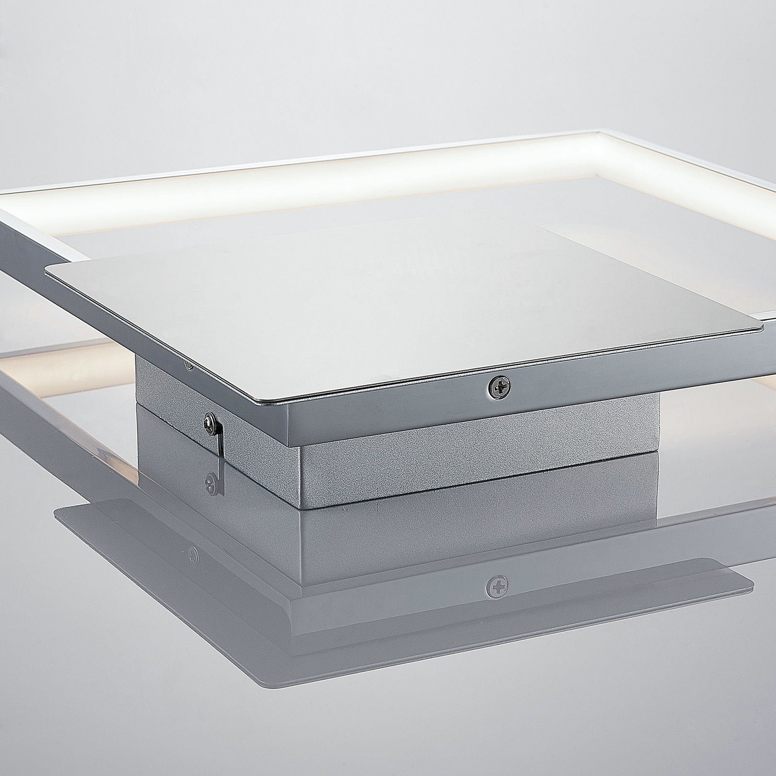 Anays Square LED Wandleuchte White - Lindby