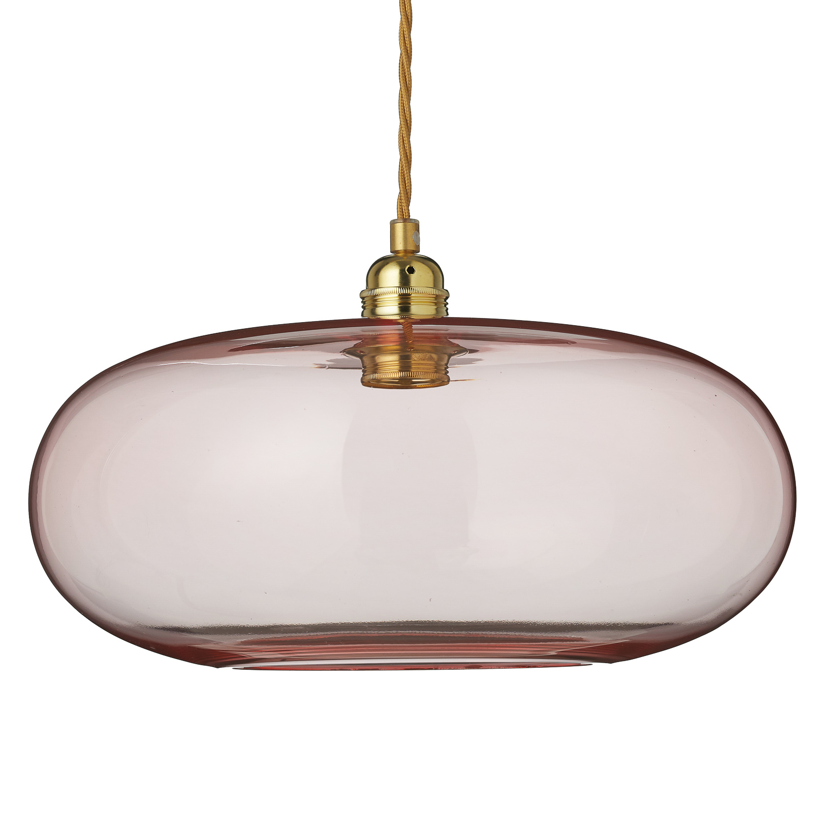 EBB & FLOW Horizon függő lámpa rozé-arany Ø 36 cm