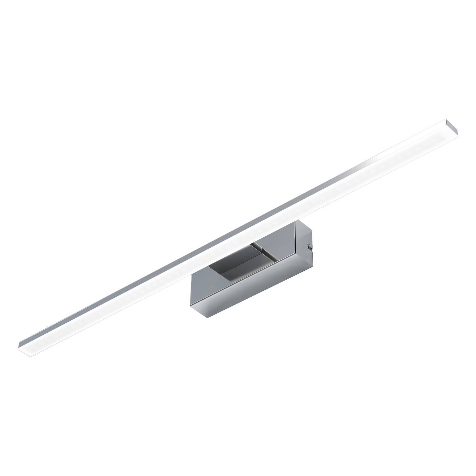 Euluna LED-seinävalaisin Miroir 60 cm kromi 3 000 K - moderni lamppu Kylpyhuone kromi, huurteenvalkoinen