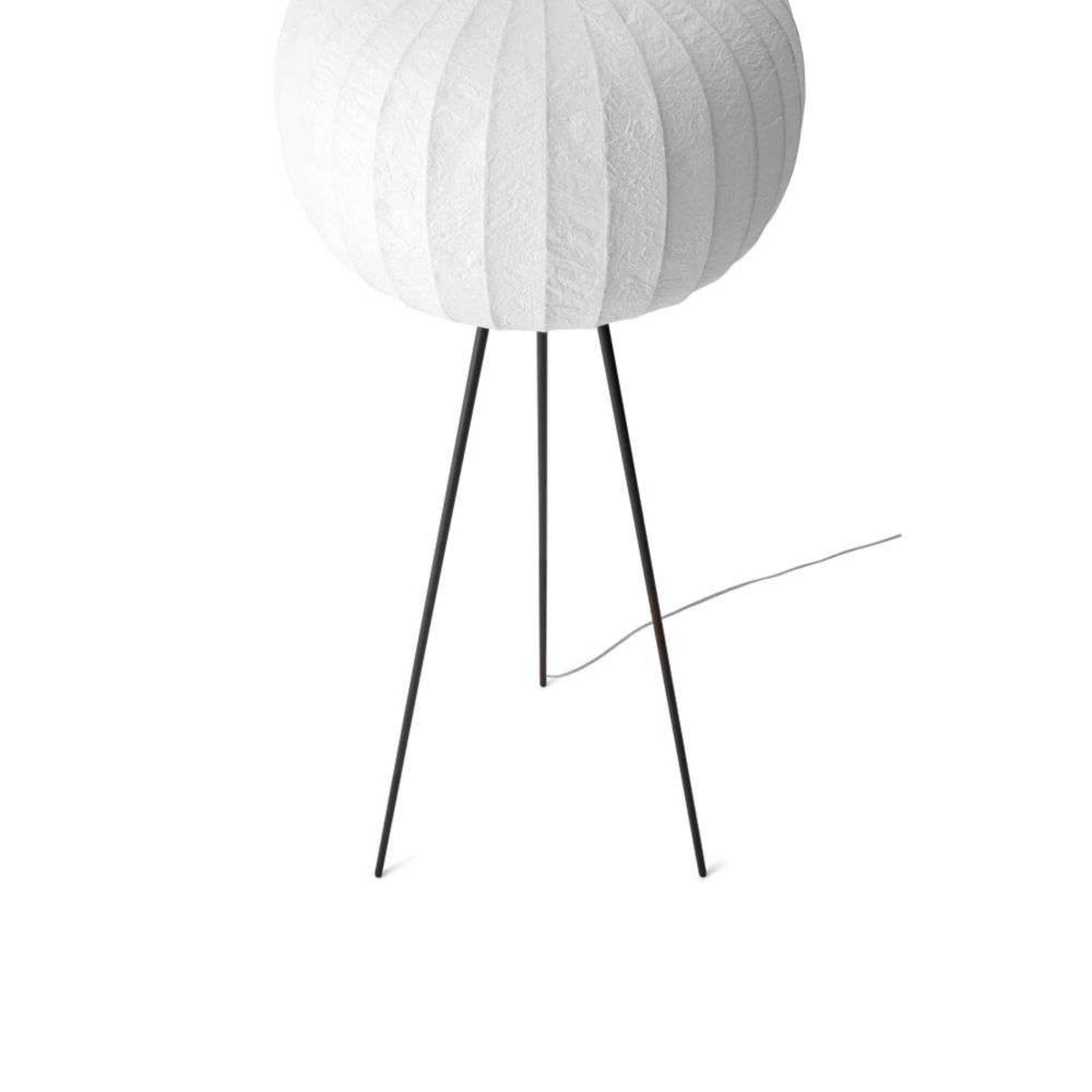 Vipp581 Paper Gulvlampe White/Black - Stue - Papir / karton