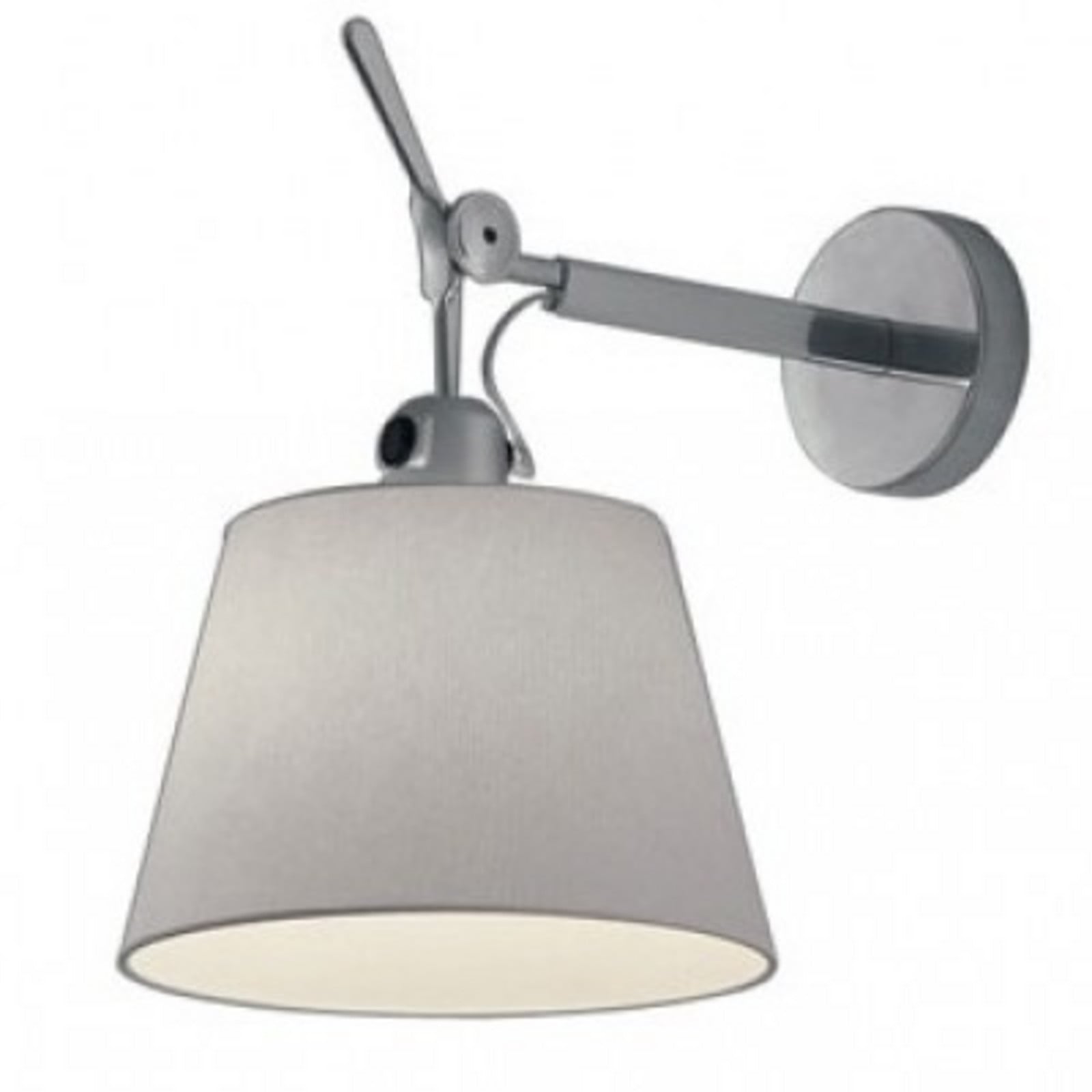 Tolomeo Parete Diffusore v&auml;gglampa, gr&aring;, &Oslash; 32 cm Artemide - Vardagsrum - Tyg / textil