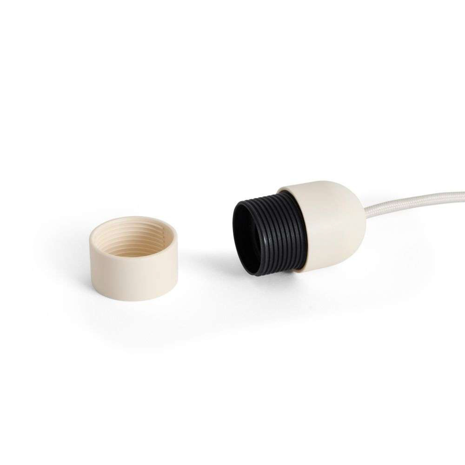 Common Lámpara de Sobremesa Cord Set Clay White - Hay