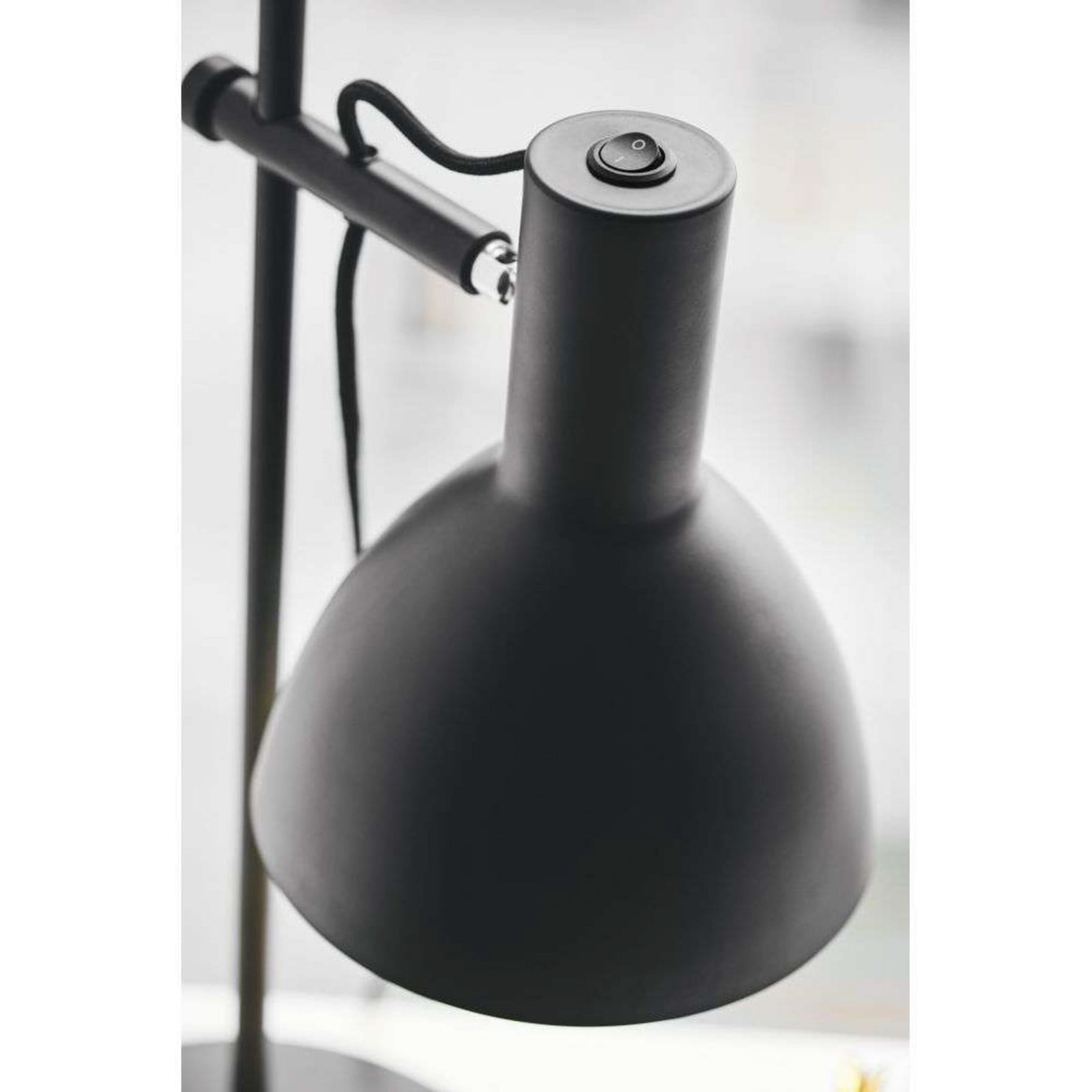 Baltimore Gulvlampe 2L Black Halo Design - Stue - Metal billede
