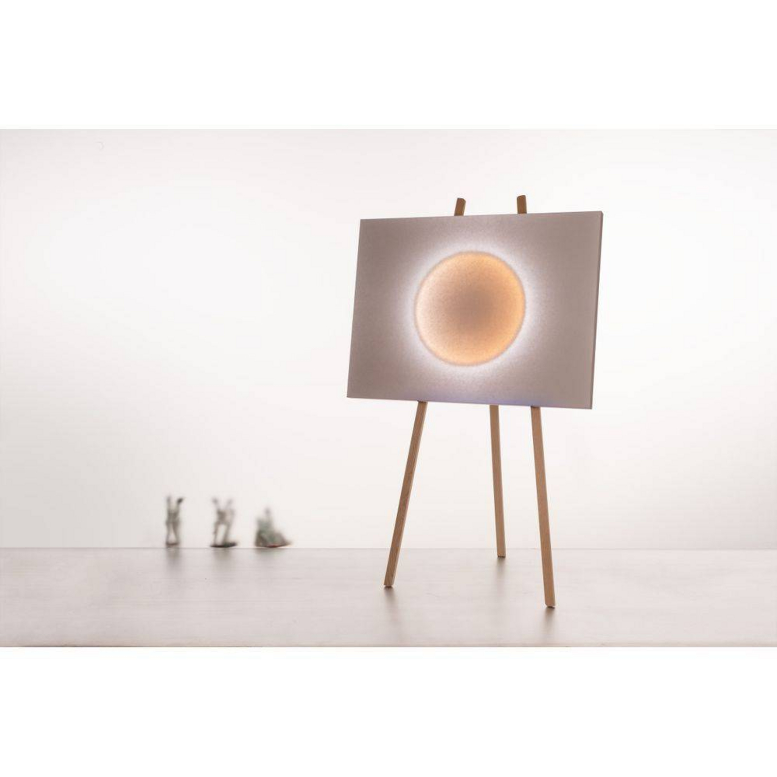 Moodmoon Framed Lampadar RGBW White/Wood - Ingo Maurer