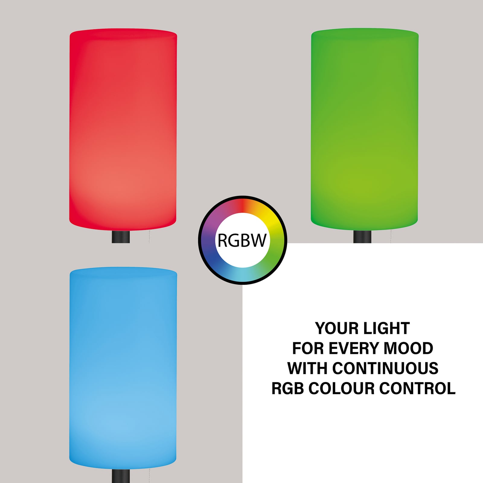 Lampe à poser LED rechargeable Larino, hauteur 28 cm Lampe à poser LED rechargeable Larino, hauteur 28 cm