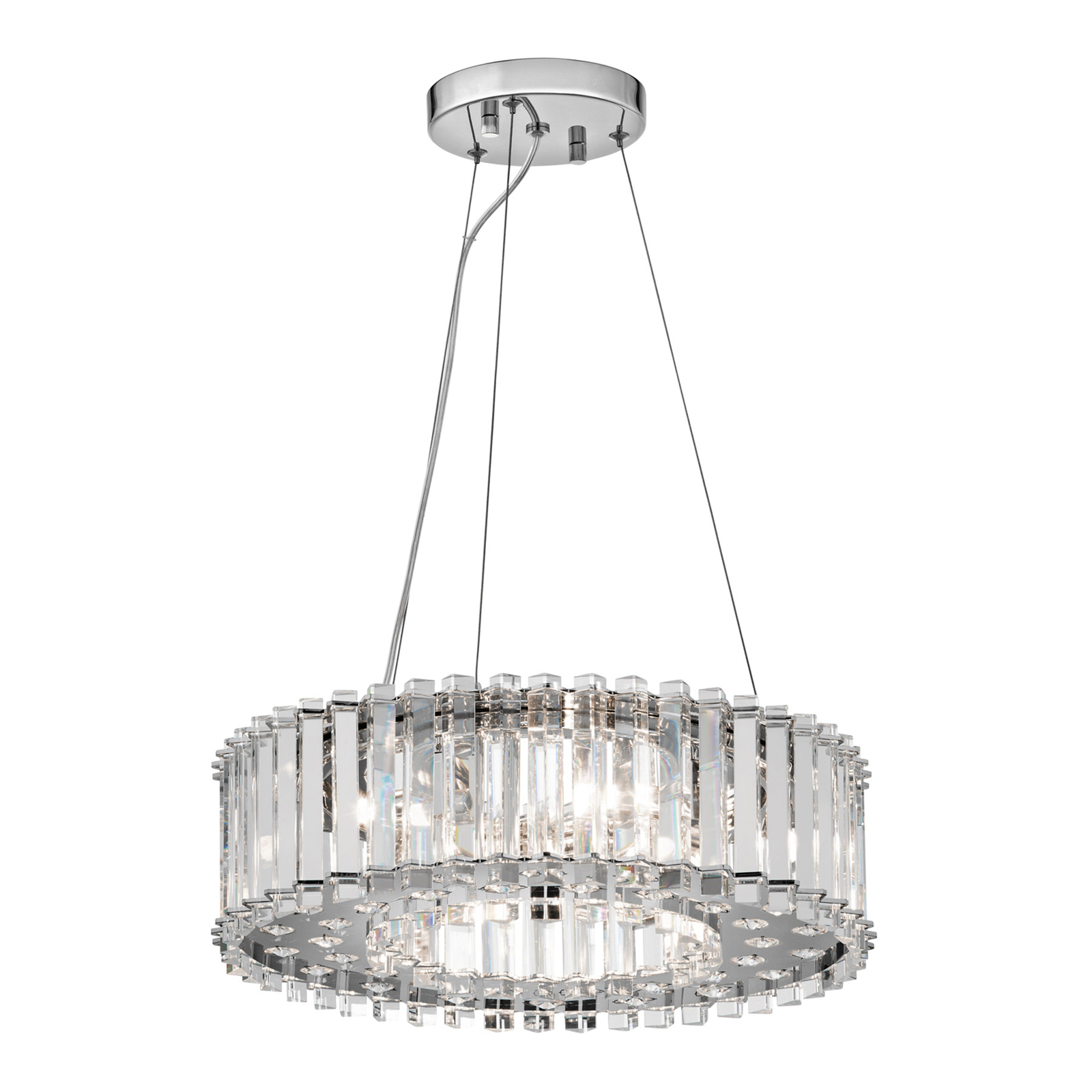 LED függő lámpa Crystal Skye Ø 43,8 cm