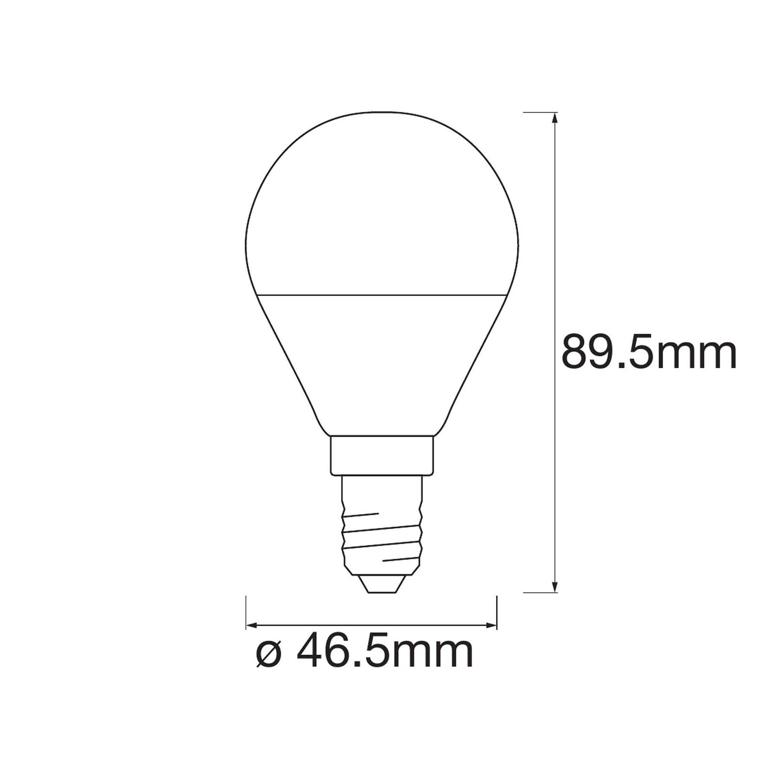 LEDVANCE SMART+ WiFi E14 5W kropla 2 700-6 500 K