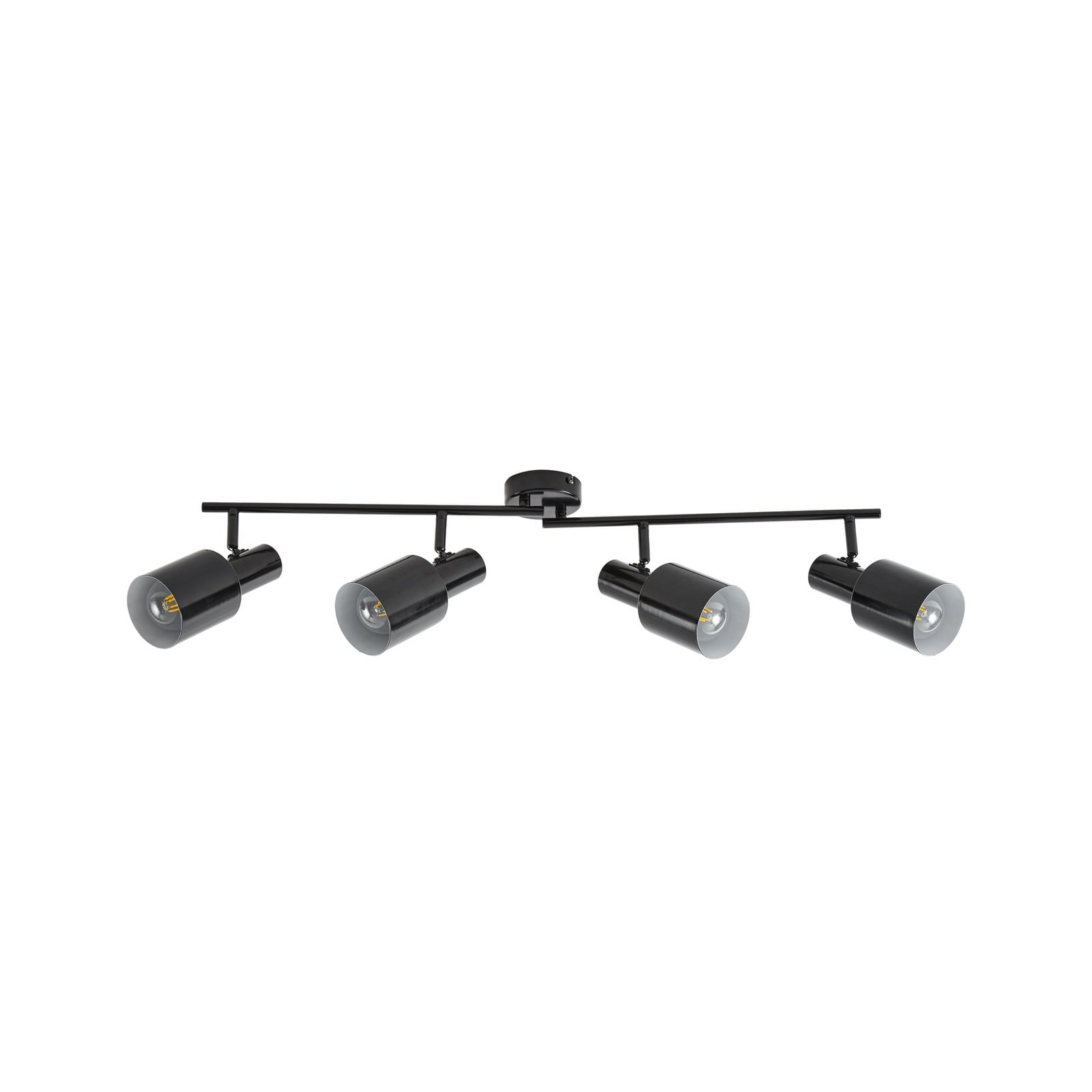 Reflektor sufitowy Ovelia, 4-punktowy, 80 cm, czarny, E27 – Lindby Reflektor sufitowy Ovelia, 4-punktowy, 80 cm, czarny, E27 – Lindby