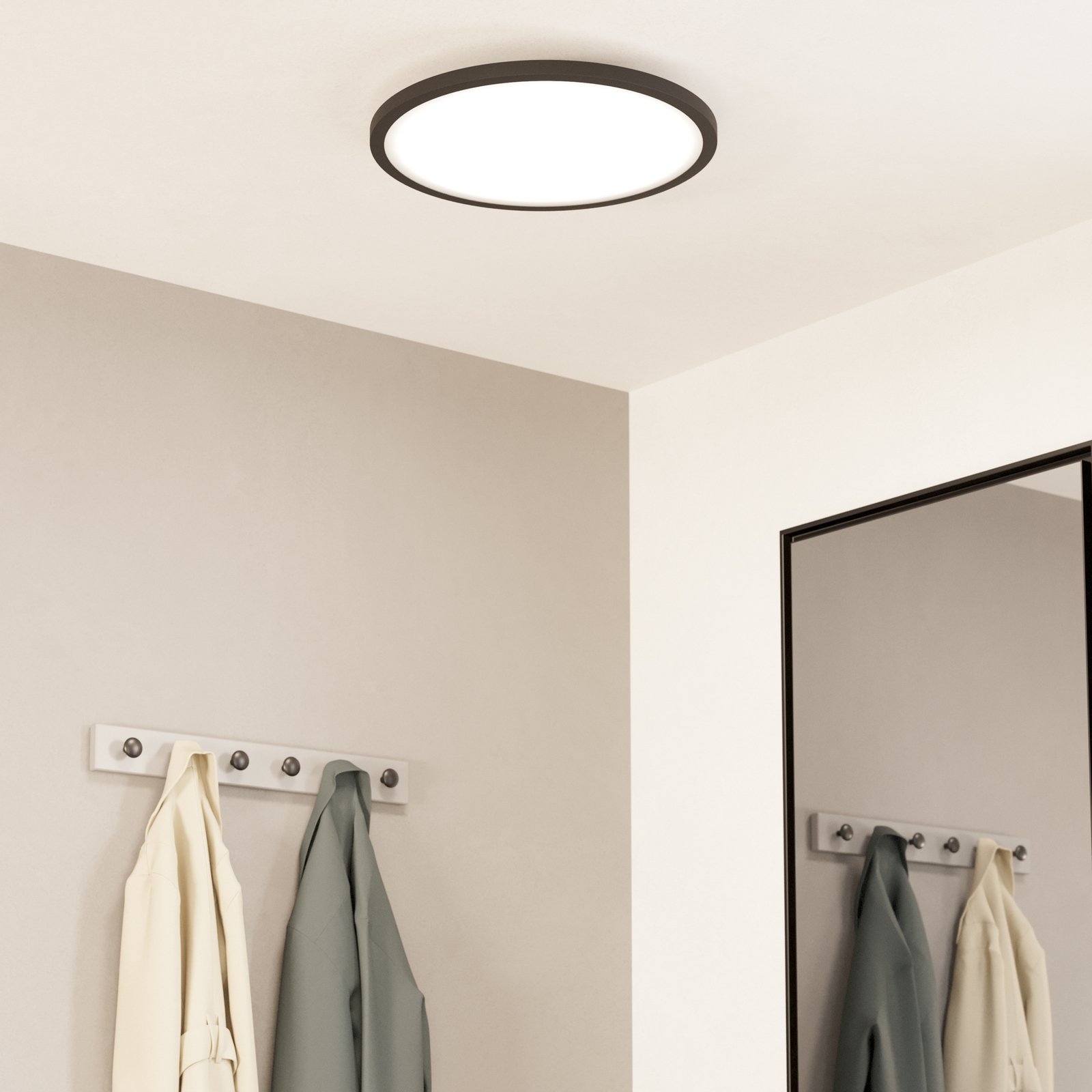 EGLO connect Sarsina-Z Deckenlampe schwarz Ø45cm