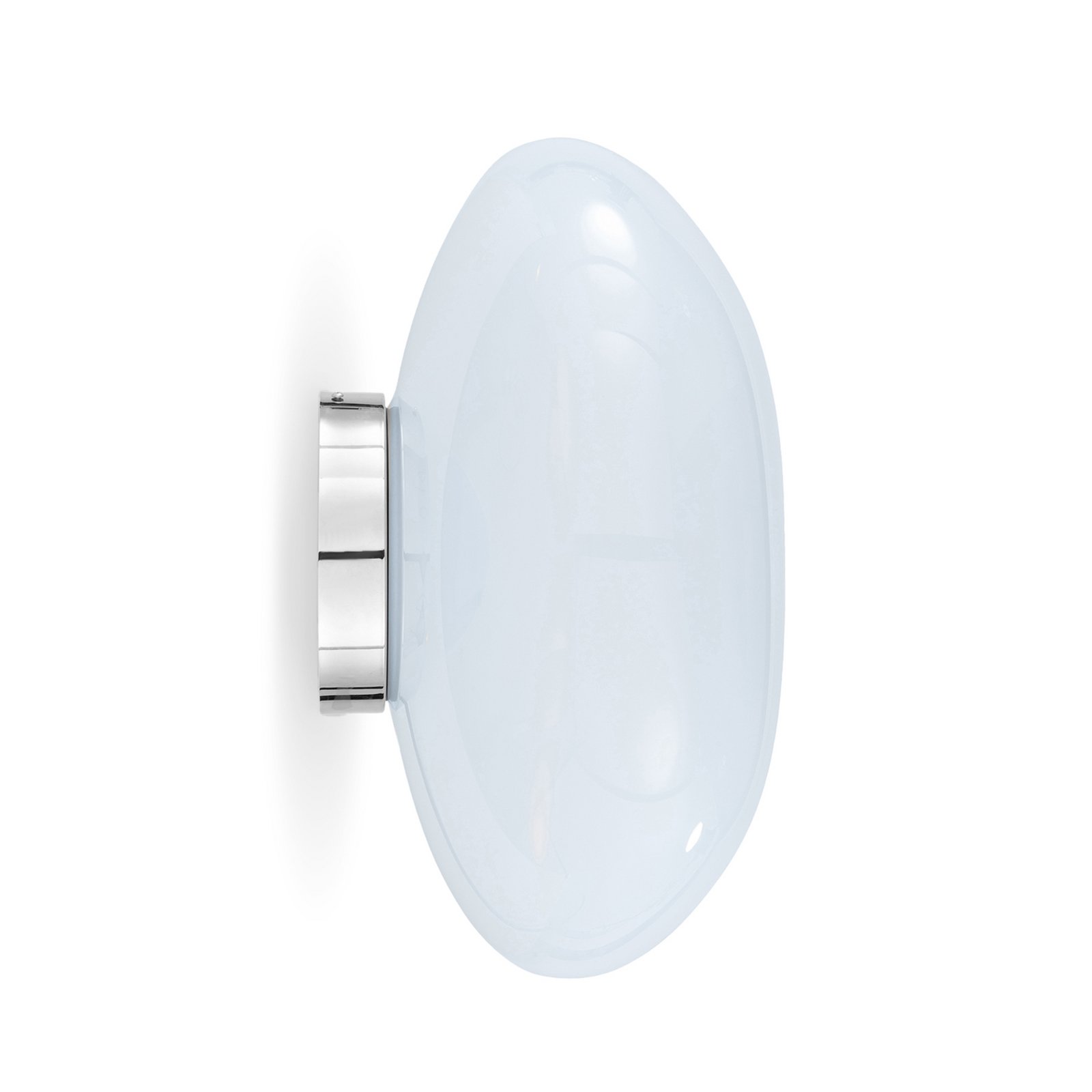 Tom Dixon LED stenska svetilka Melt, Ø 50 cm, opal/krom
