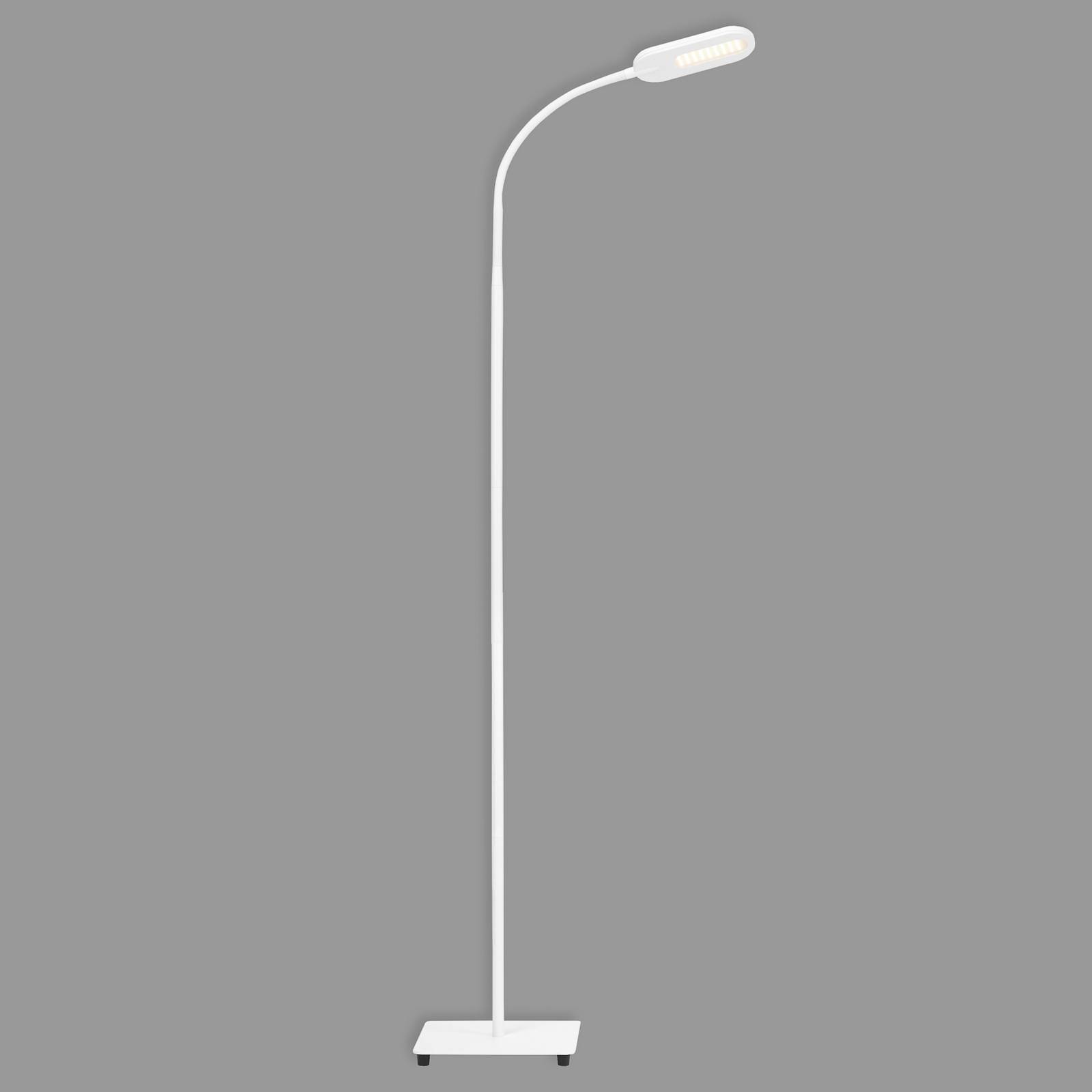 briloner lampadaire led office step, blanc, dimmable, cct