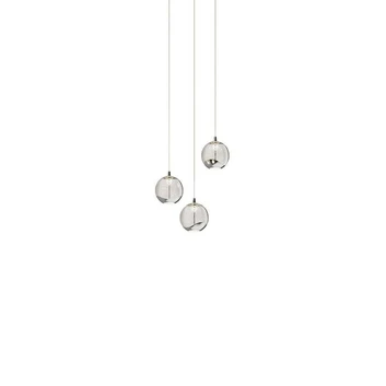 Hayley 3 Suspension Clear/Chrome - Lucande