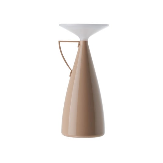 Candeeiro de mesa recarregável LED Camomille, bege, altura 24 cm - Kartell
