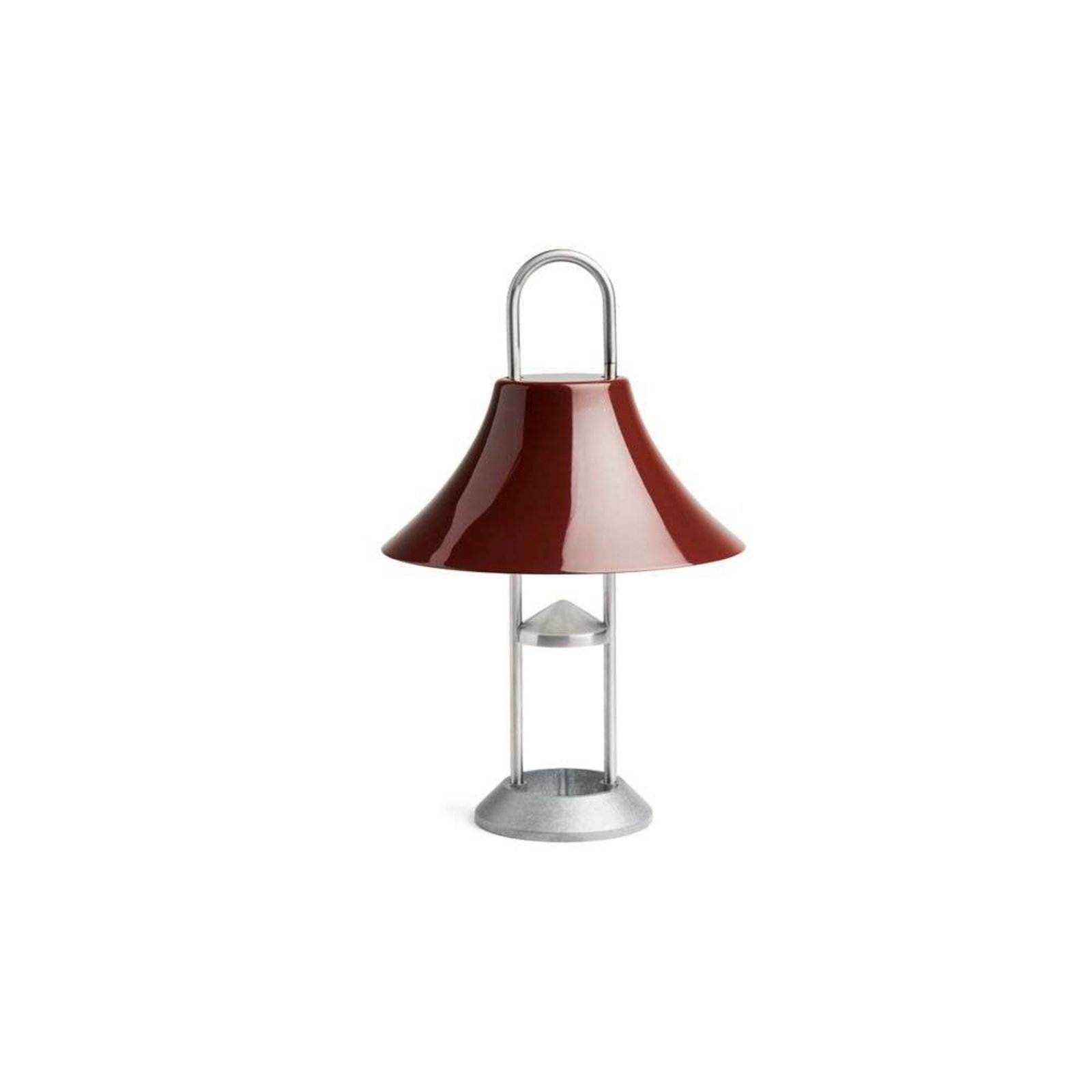 Mousqueton Portable Bordslampa Iron Red - HAY