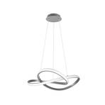 Lámpara colgante LED Course, níquel mate, 4.000 K, Ø 60 cm, metal