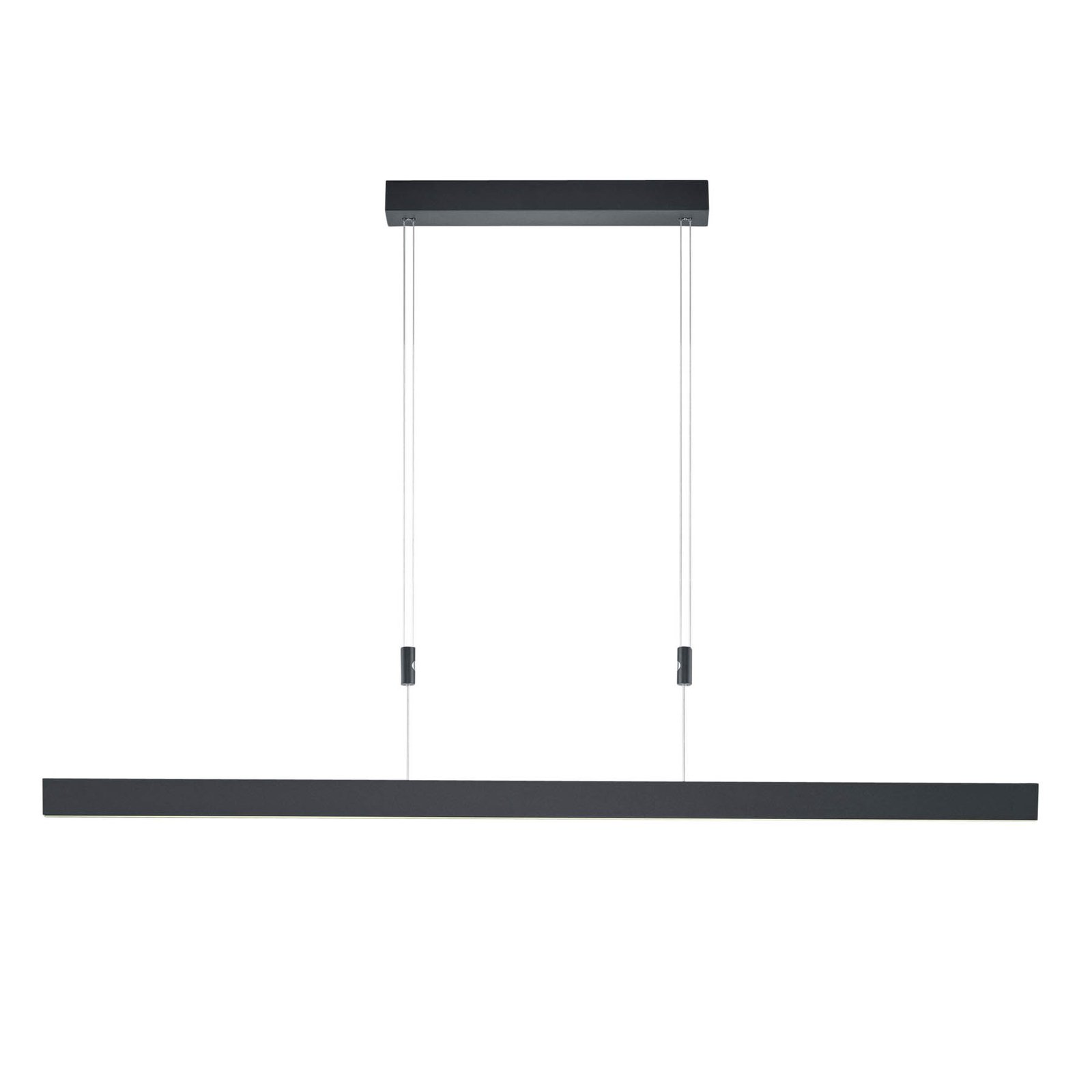 Delta LED hanglamp, 130 cm, zwart