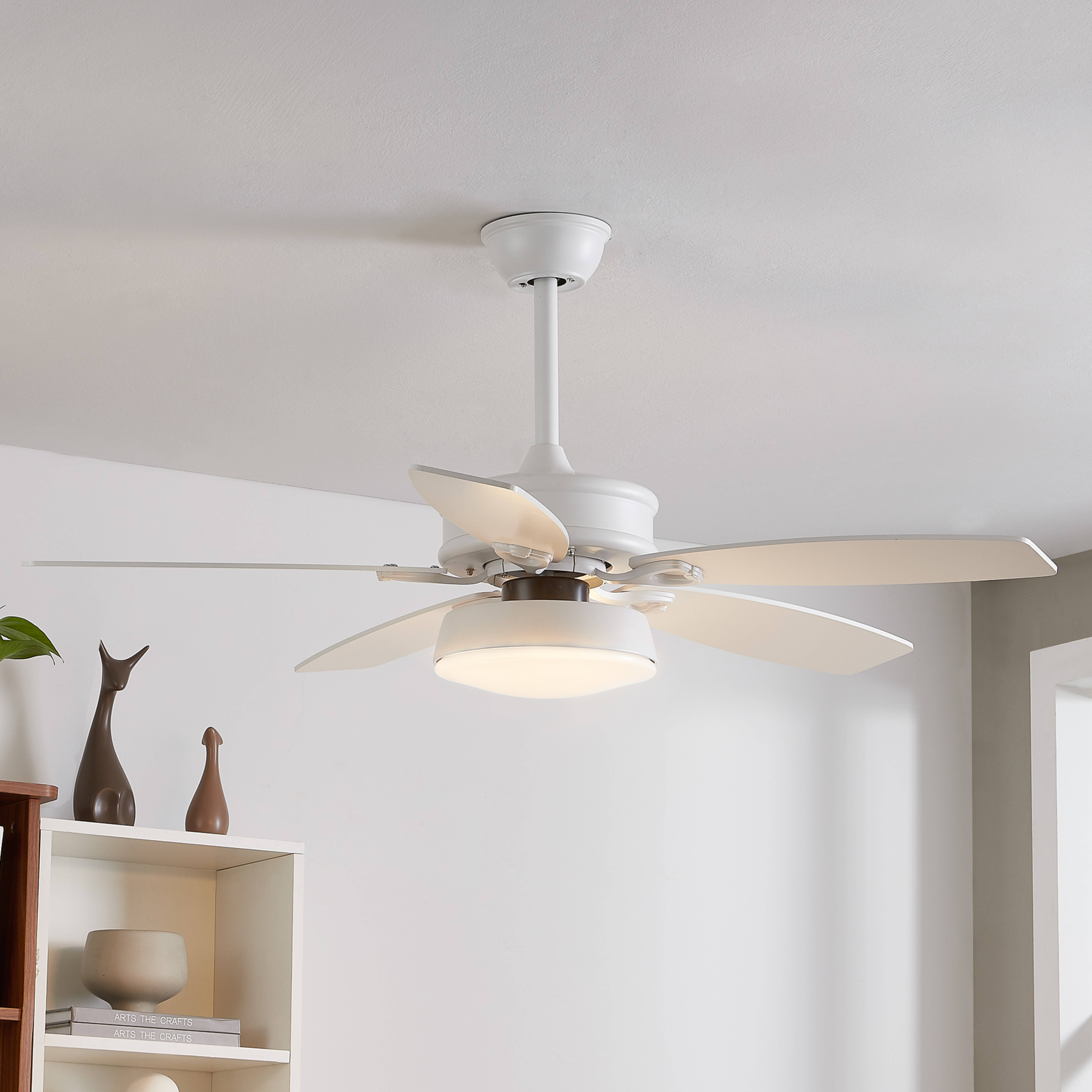 Starluna Kuvio LED-Deckenventilator, CCT, weiß