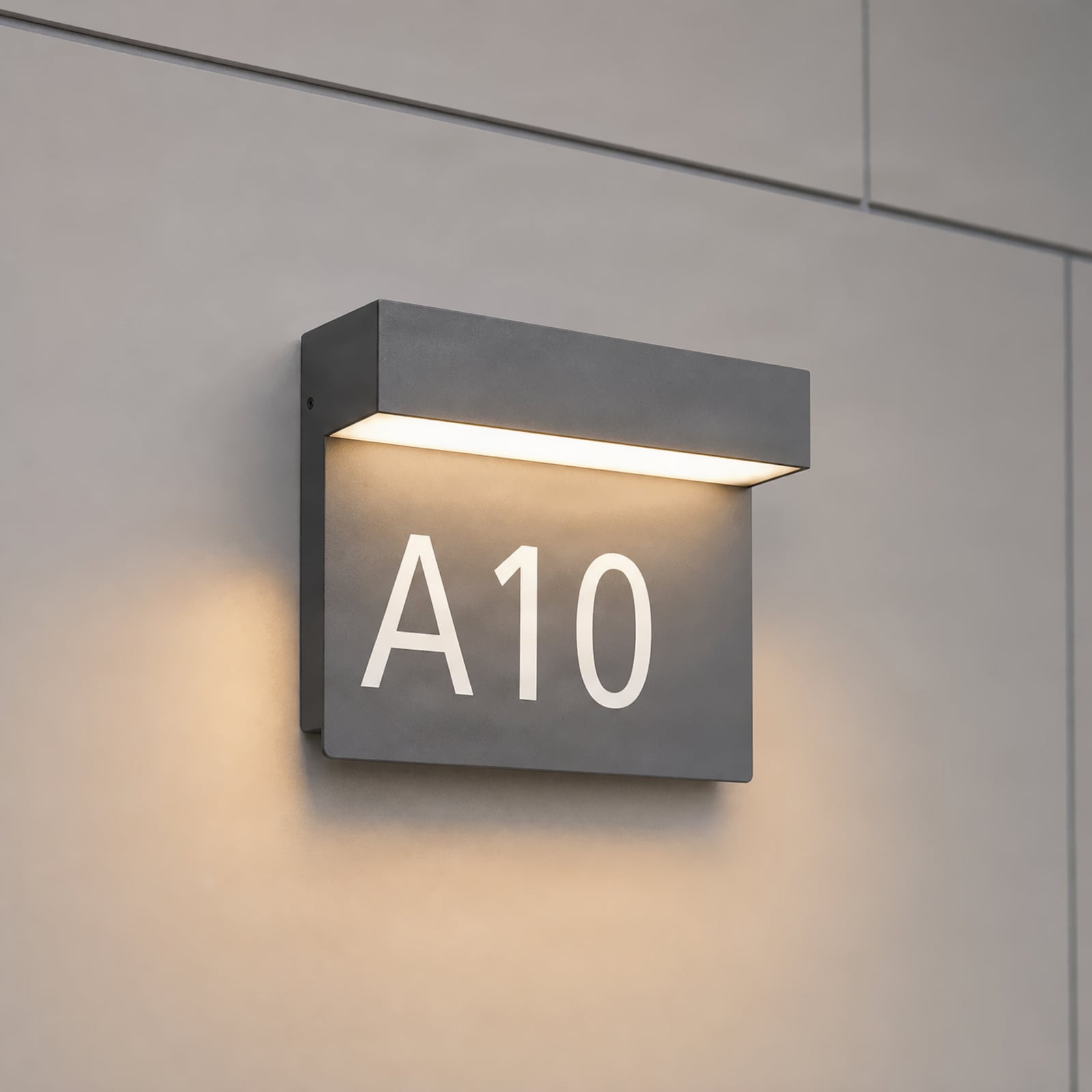 Kalero LED buiten wandlamp, sensor, huisnummer, CCT - Lucande Kalero LED buiten wandlamp, sensor, huisnummer, CCT - Lucande