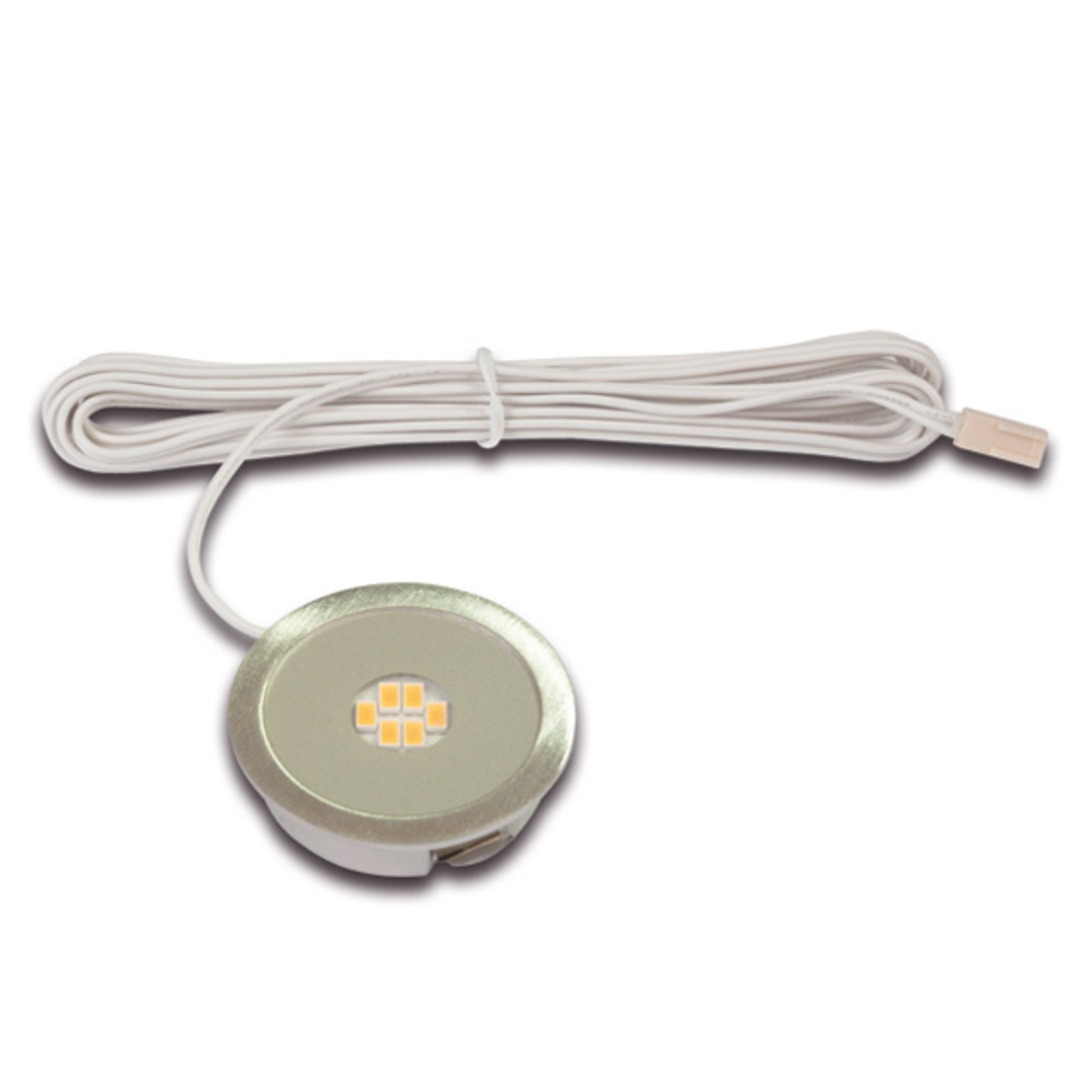 HERA AR 45 LED furniture light,stainless steel finish, for Living / Dining Room, metal, glass, 3 W, energy efficiency: A+