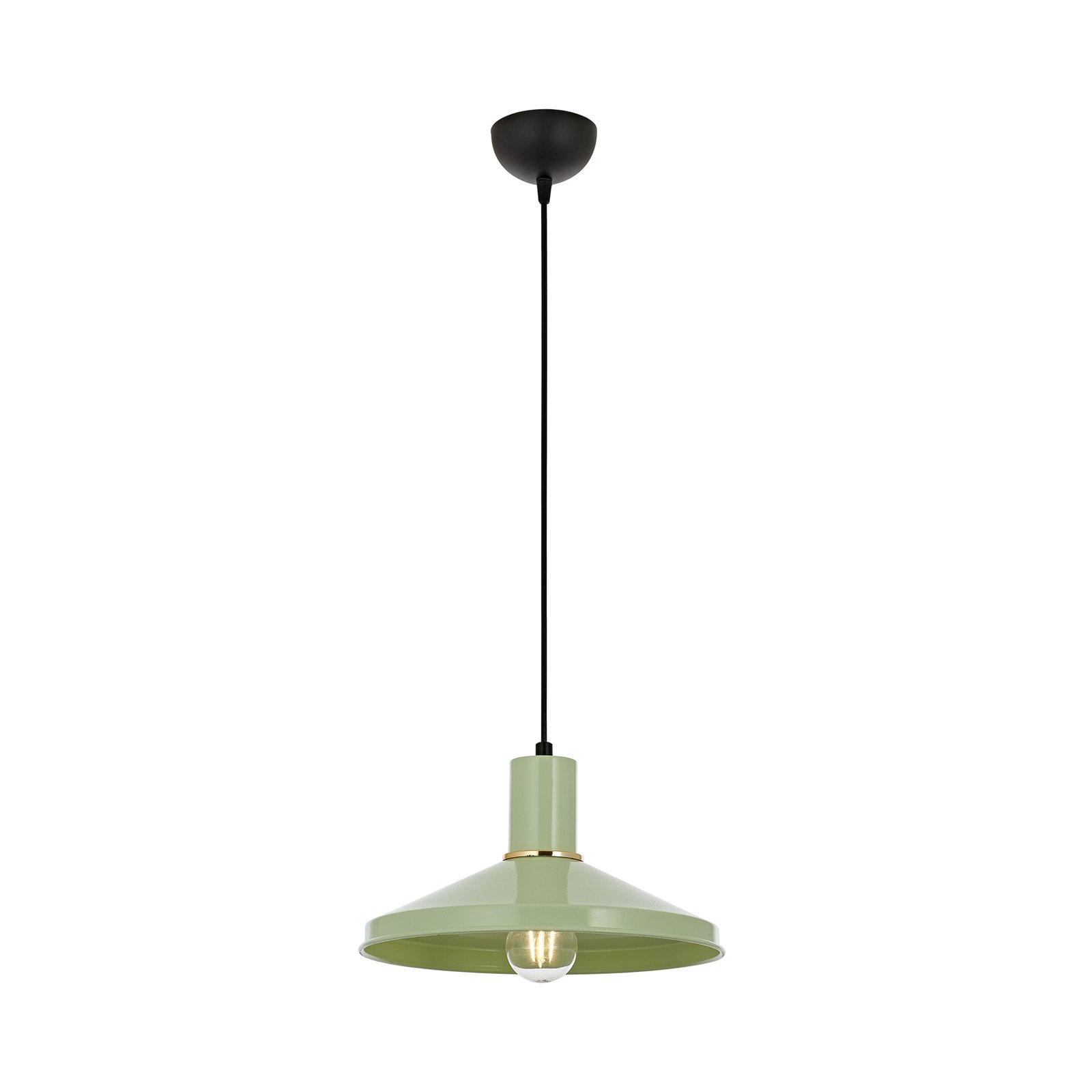 Lámpara colgante AV-4106-M24-GREEN de metal, verde