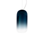 Gople Mini Pendelleuchte Blue Sapphire/Black - Artemide