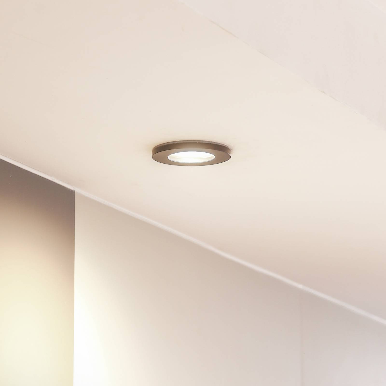 Arcchio downlight Sylvi czarny Ø 8,2 cm