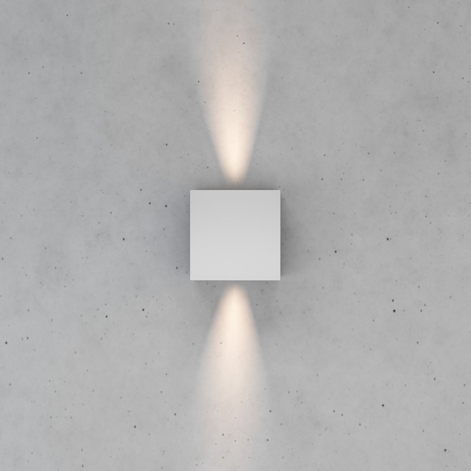 Zidna lampa Zuza 2, boja aluminija, metal, četiri lamela, 10 cm, G9