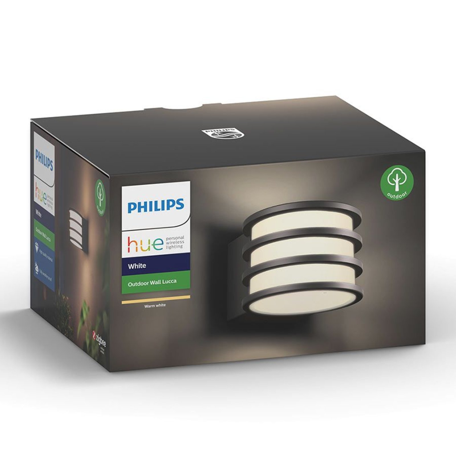 Philips Hue LED buitenwandlamp Lucca, met app