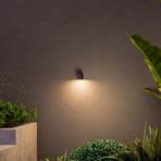 Calex vanjska zidna svjetiljka GU10, downlight, visina 8 cm, crna