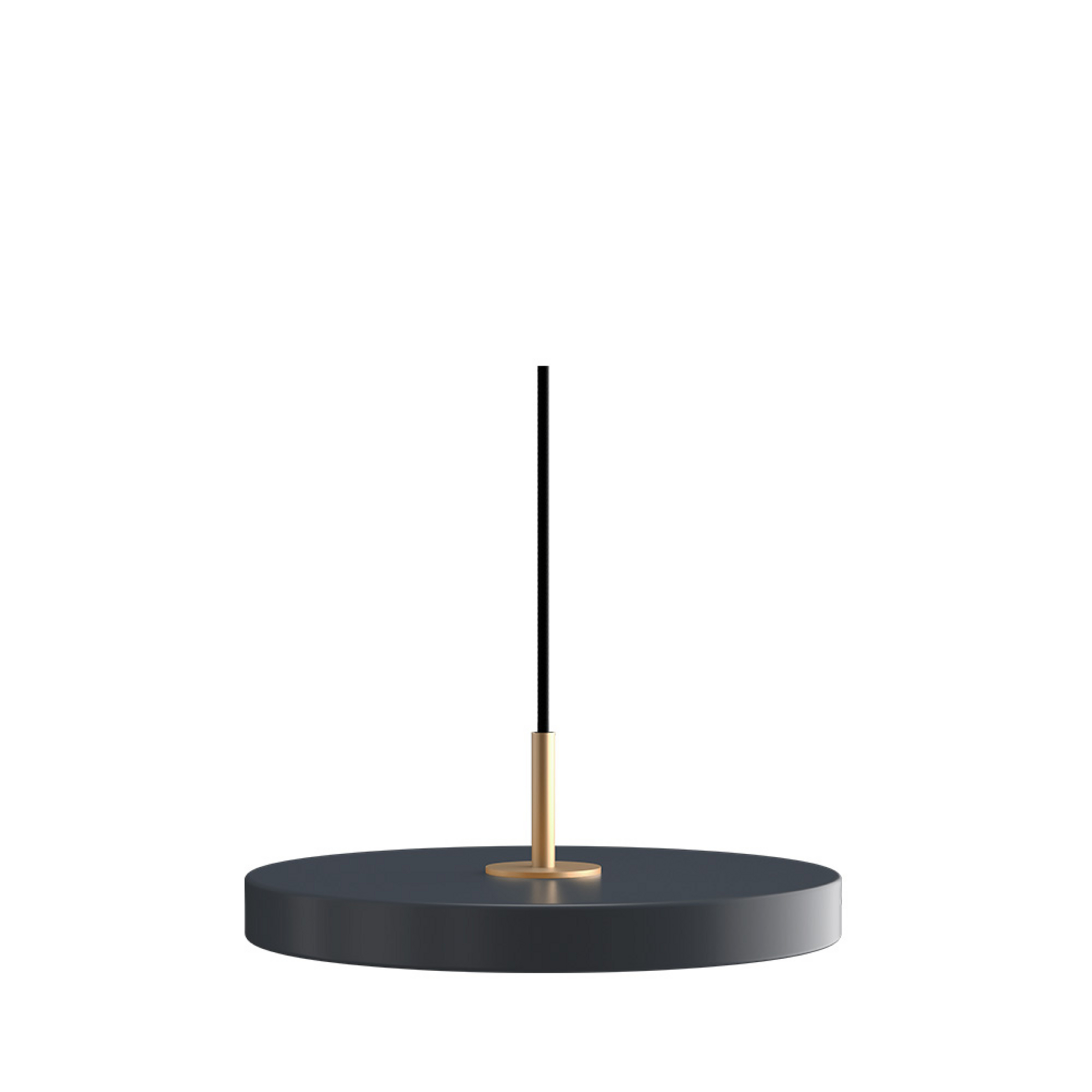 Asteria Plus Pendel Mini Anthracite Grey/Brass - UMAGE