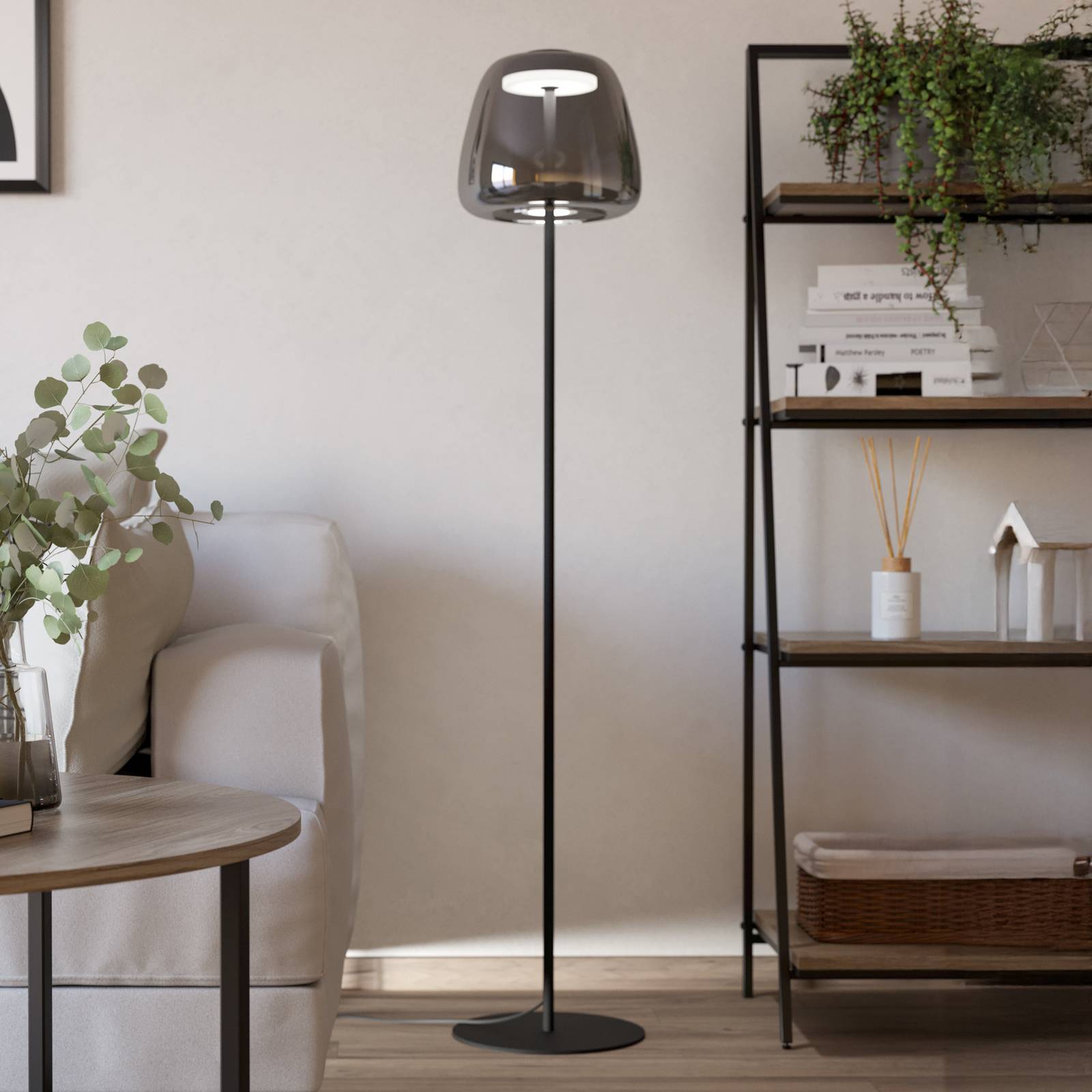 EGLO connect LED-Stehleuchte Alfero-Z, RGB, CCT, schwarz günstig online kaufen