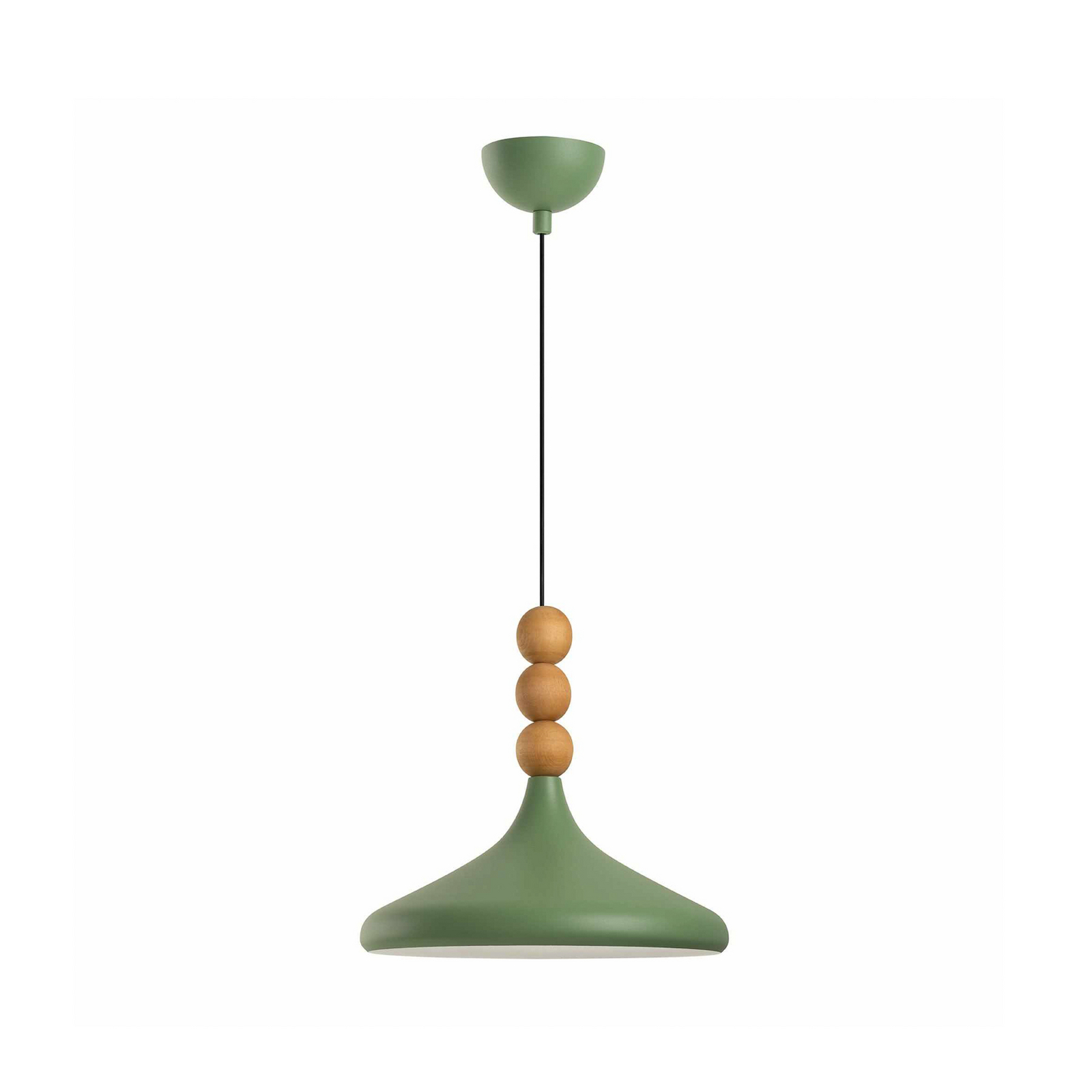 Hängeleuchte Eysan, grün, Ø 35 cm, Metall, E27 Hängeleuchte Eysan, grün, Ø 35 cm, Metall, E27