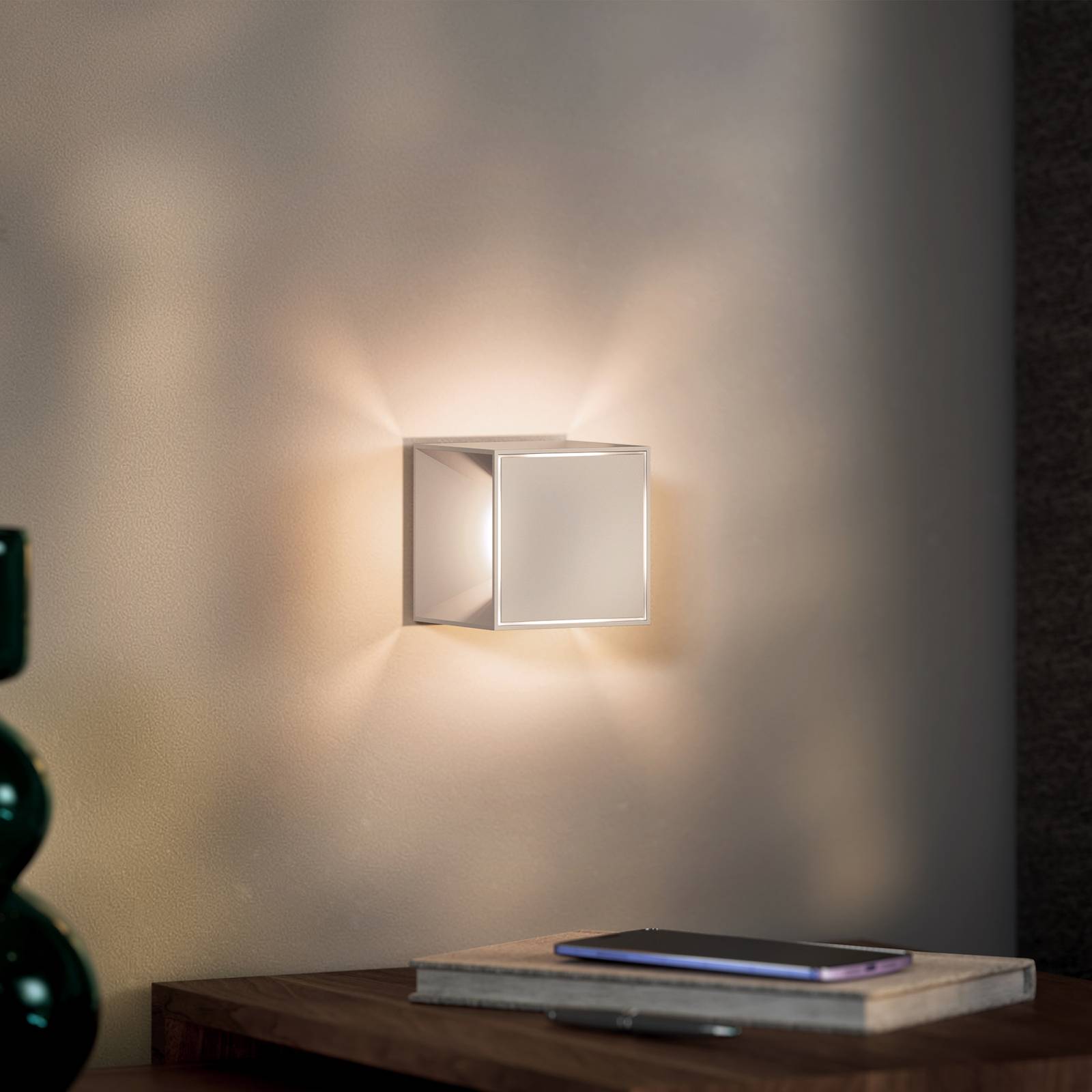 LED-Akku-Tischleuchte Nutalis mini, beige, IP54, dimmbar günstig online kaufen