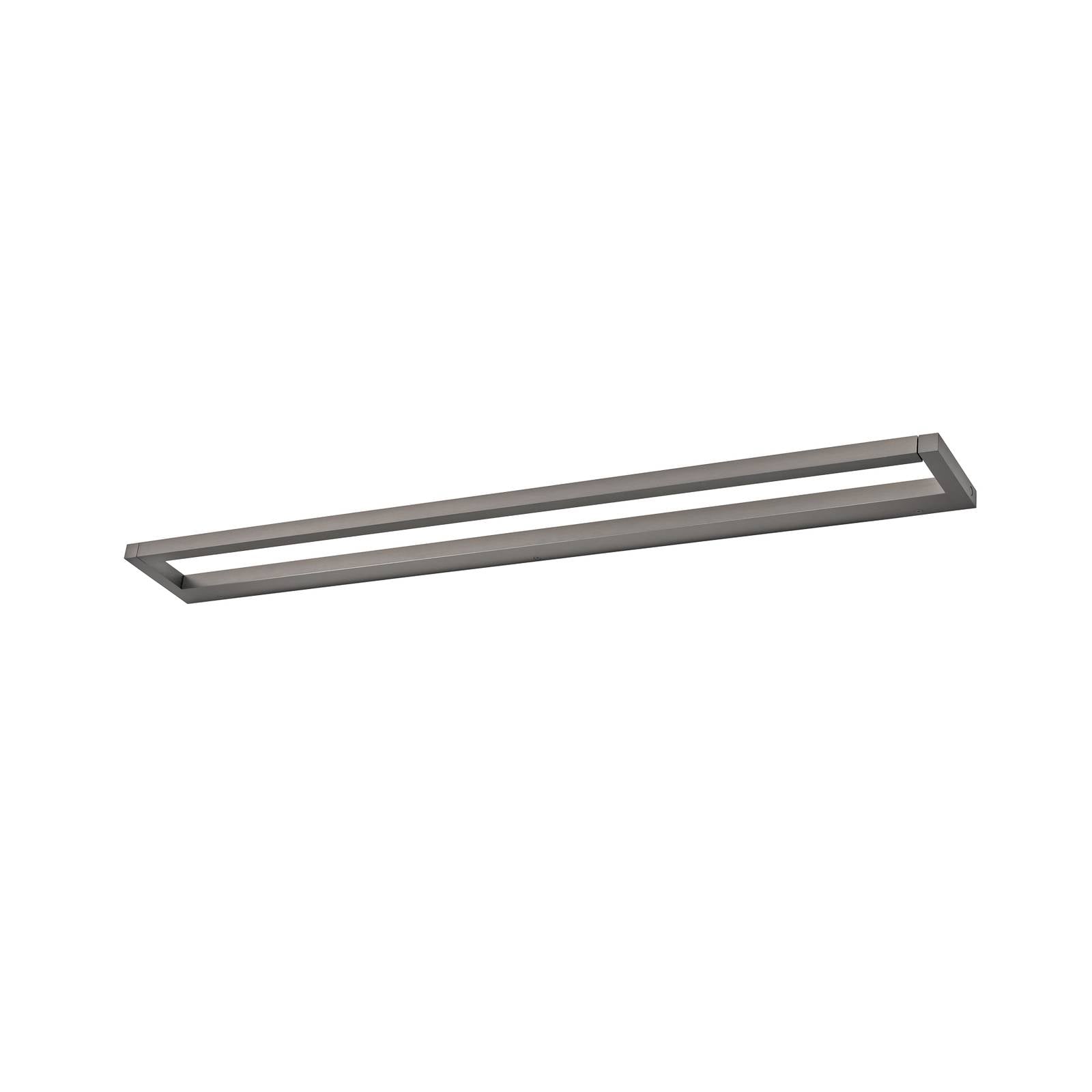 PURE LED-Wandlampe Puro grau Breite 100 cm Aluminium Dimmer
