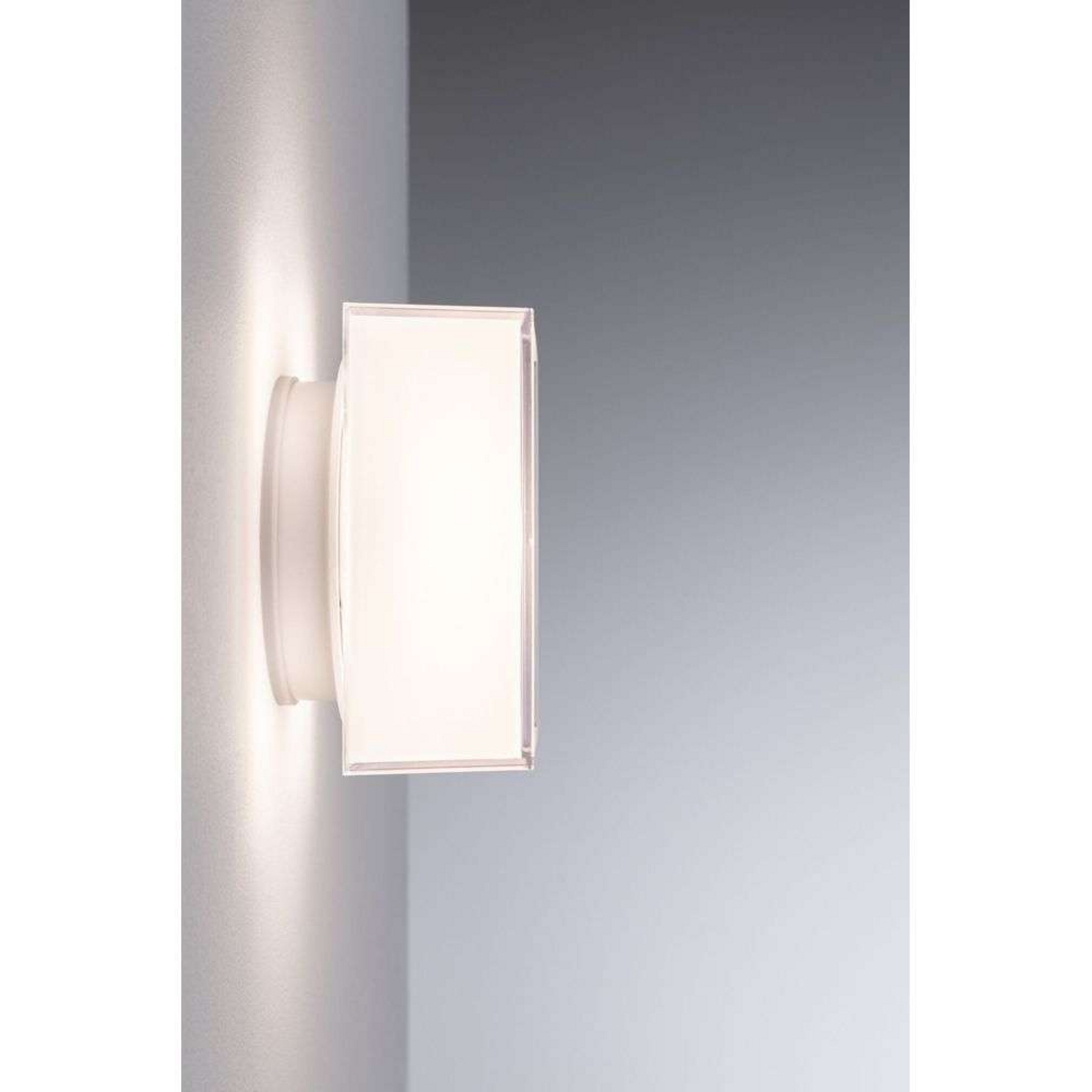 Maro LED Plafonieră IP44 Square Alb - Paulmann