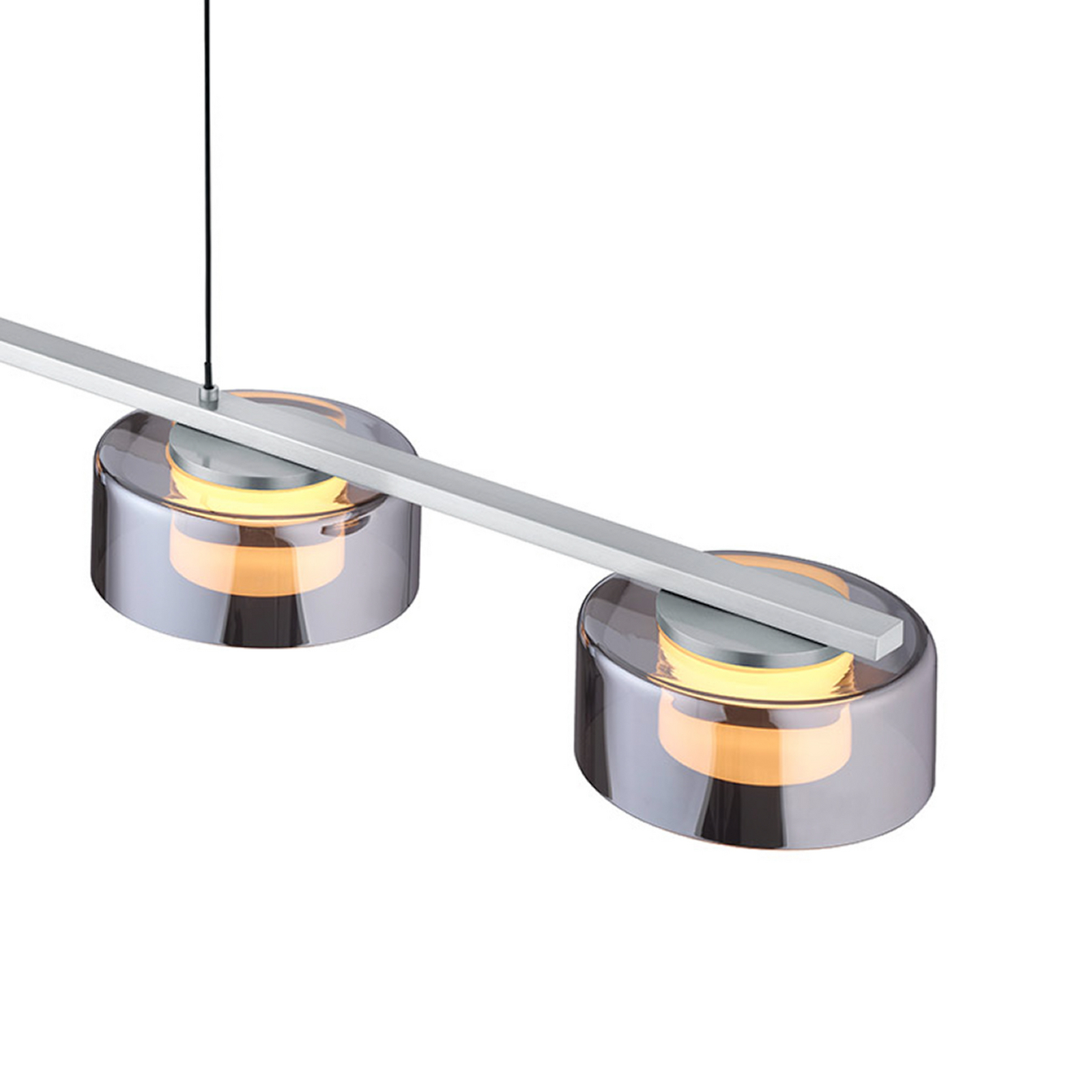 LED závesné svietidlo Dune, nikl/chróm, dĺžka 119 cm, kovová, 5-ramenná. LED závesné svietidlo Dune, nikl/chróm, dĺžka 119 cm, kovová, 5-ramenná.