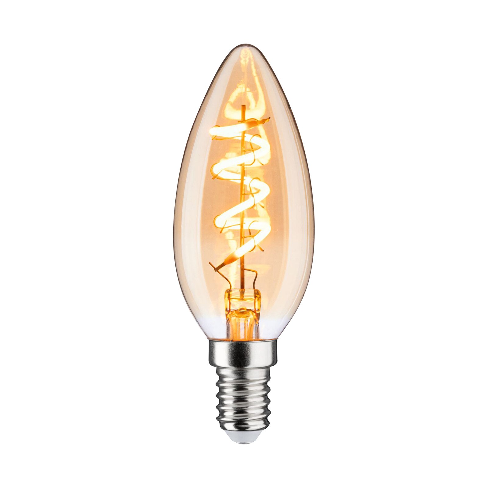Paulmann LED-ljuslampa E14 4W 1 800 K guld
