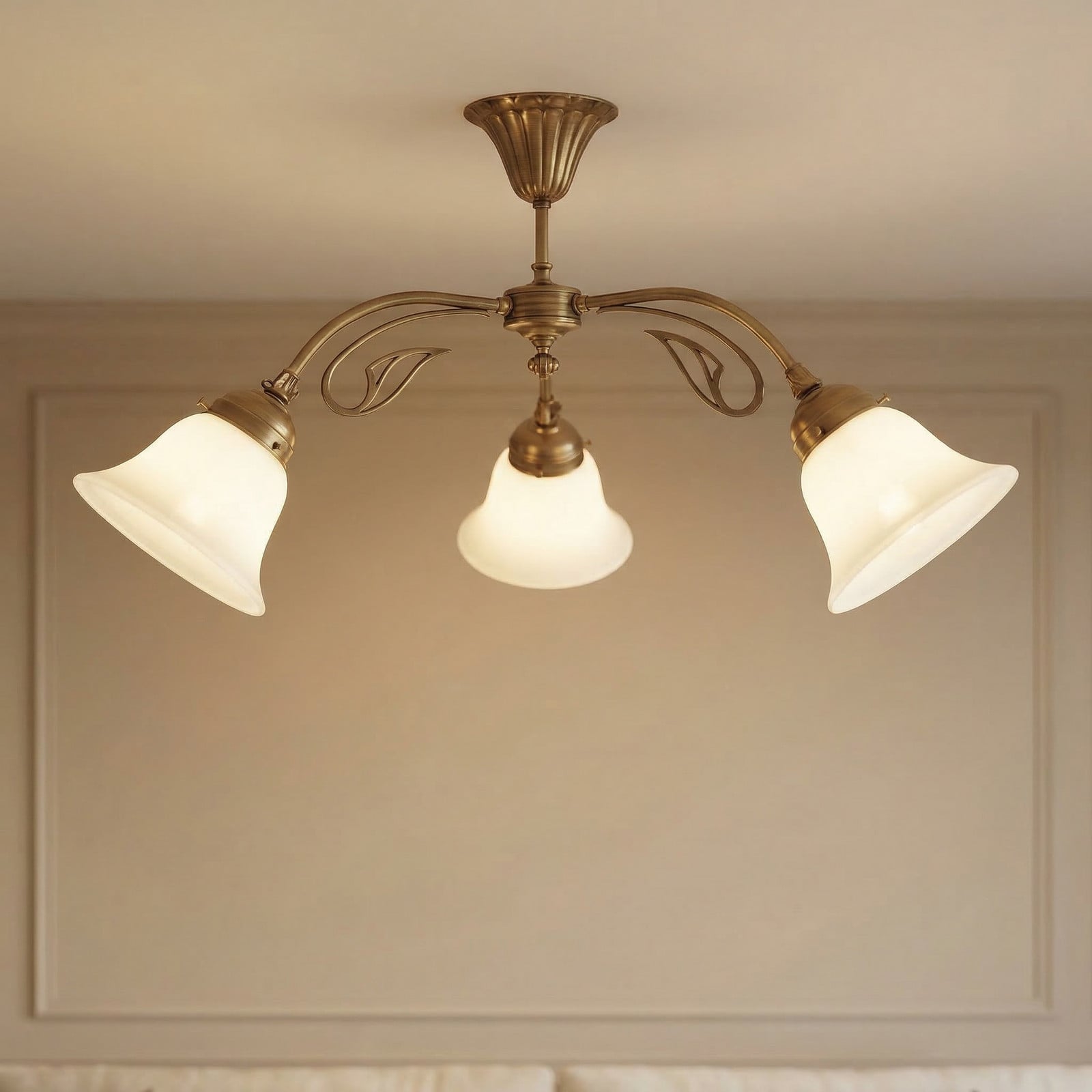 HERTHA plafonieră din alamă