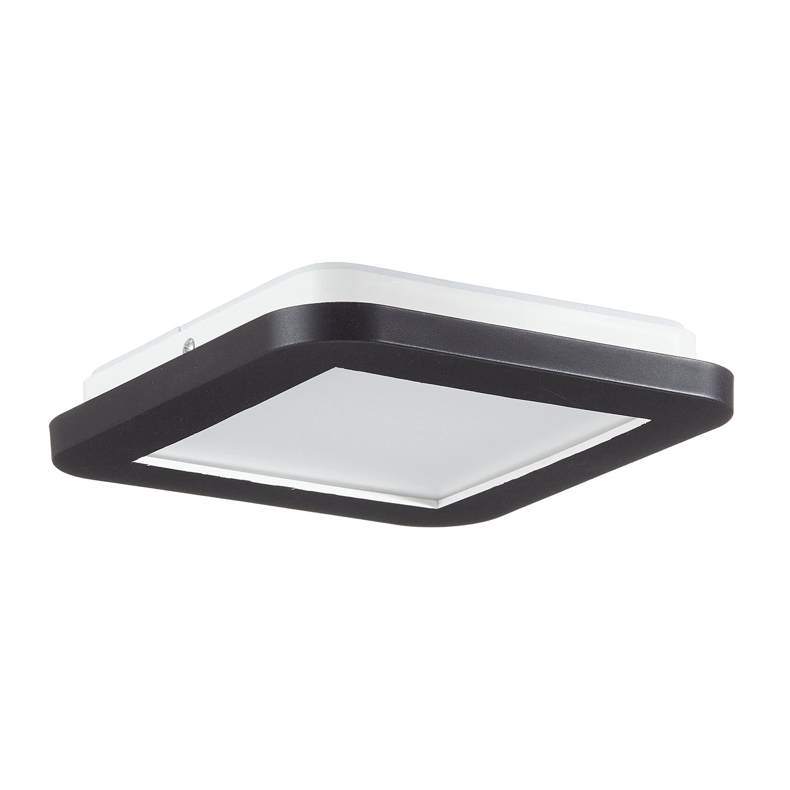 Camillus LED ceiling light, square, 17 cm