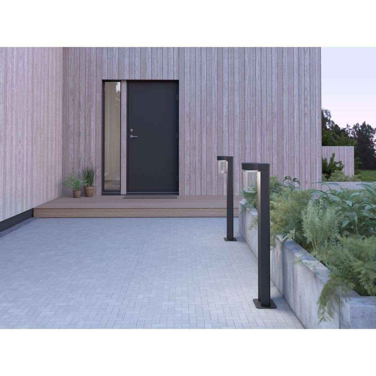 Moon Tr&auml;dg&aring;rdslampa H94,7 Black Belid - Terrass - Metall