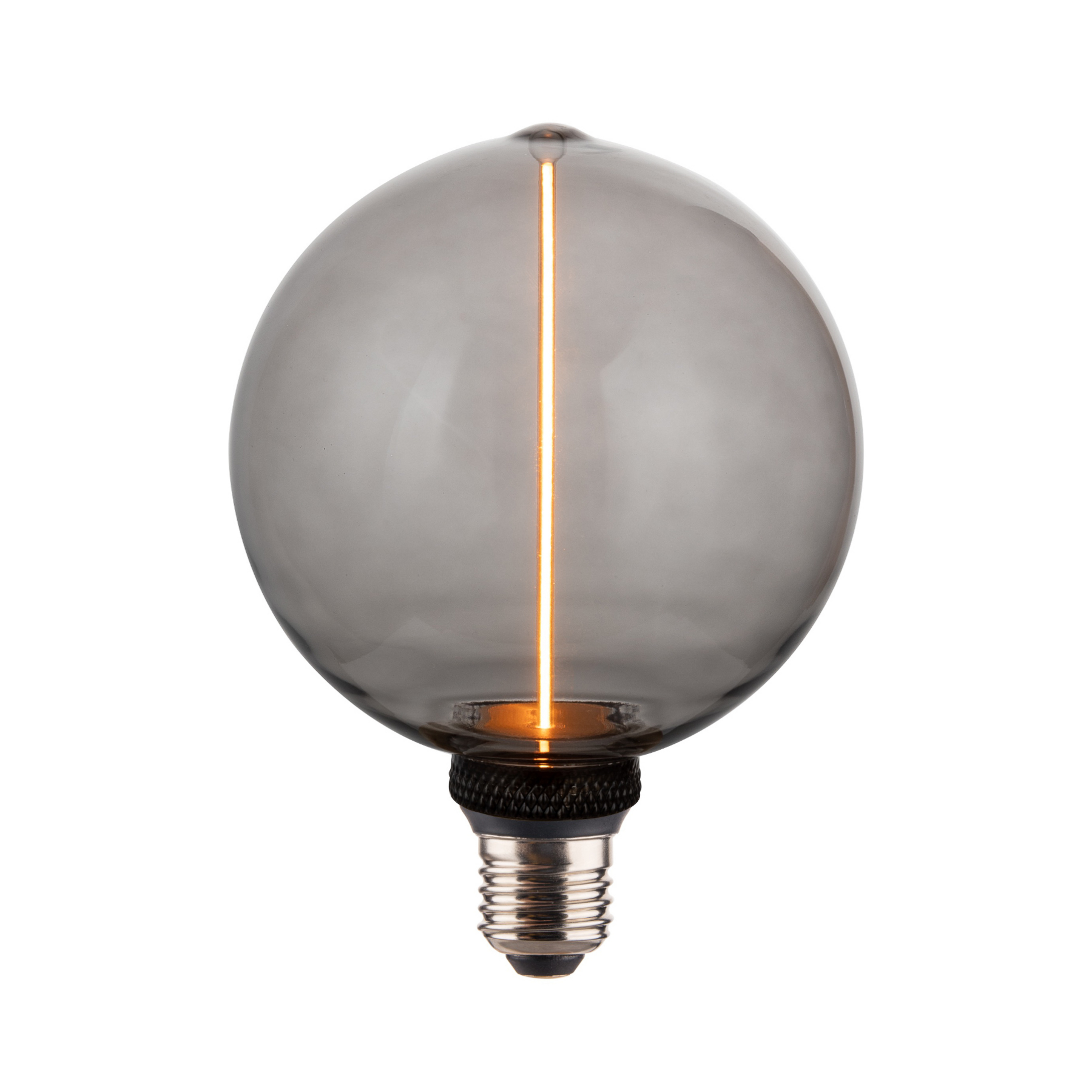 PR Home Edge LED-pære E27 grå 2W 1800K dæmpbar G125