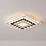 Lindby LED stropní svítidlo Rebeka, 50 x 50 cm, CCT, stmívatelné