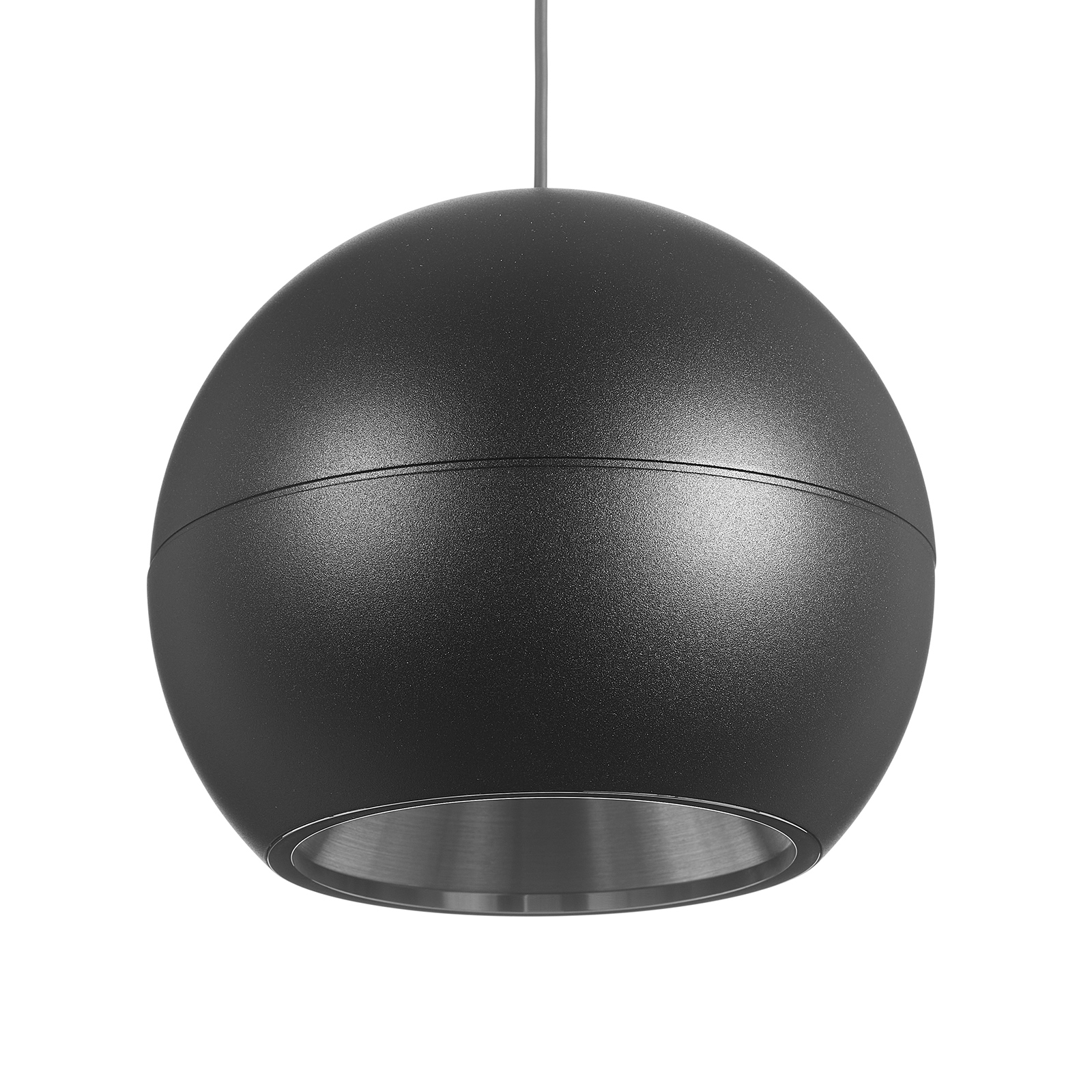 BEGA Studio Line pendant DALI, black/alu Ø 19 cm