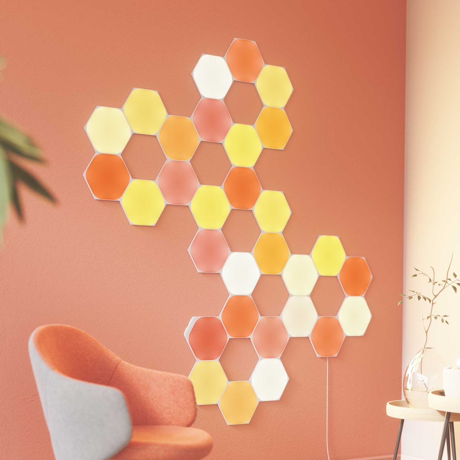 Nanoleaf Shapes Hexagons, Starter Set, 9 Panels
