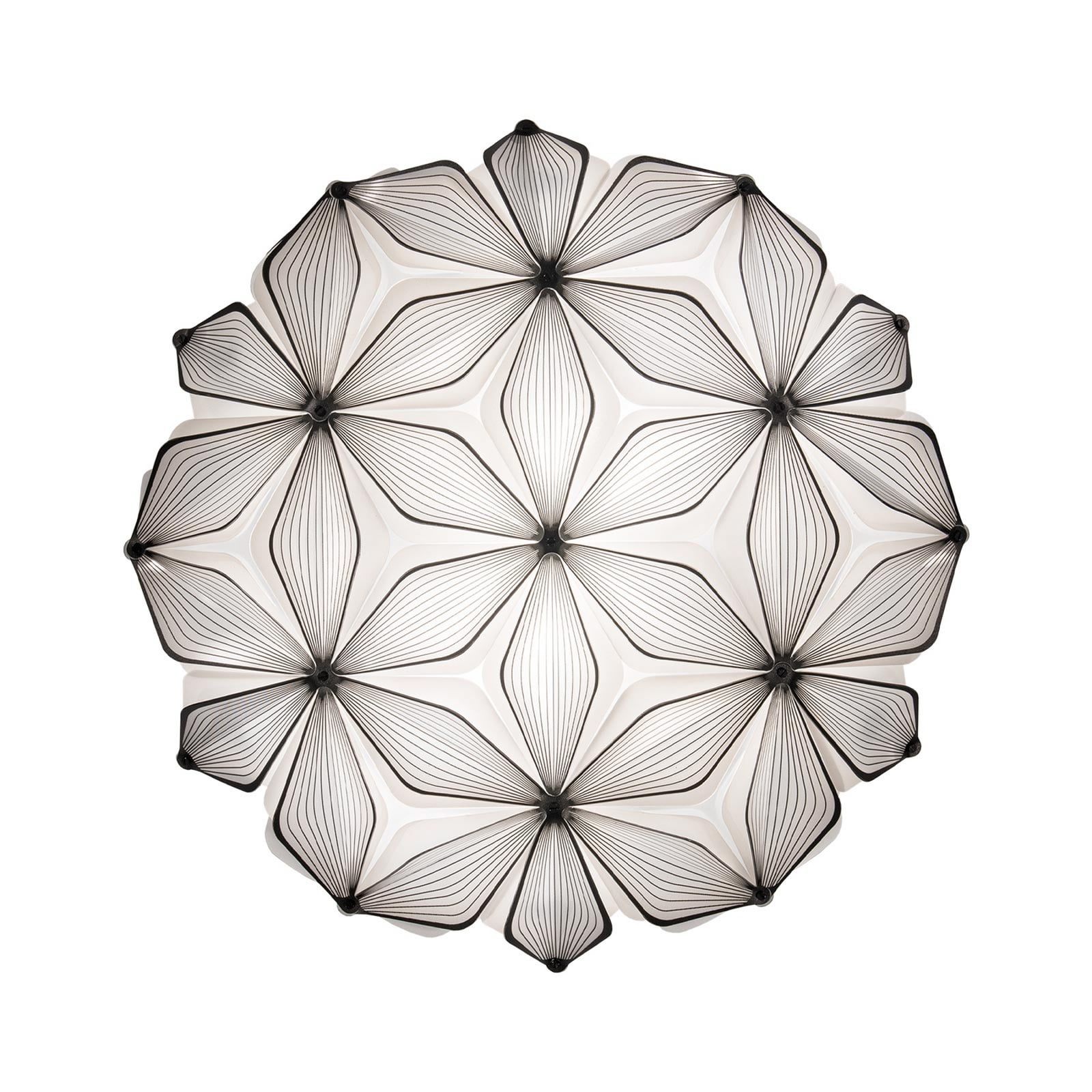 Deckenleuchte C'EST LA VIE, schwarz, Ø 47 cm, 2-flg., E27 Deckenleuchte C'EST LA VIE, schwarz, Ø 47 cm, 2-flg., E27