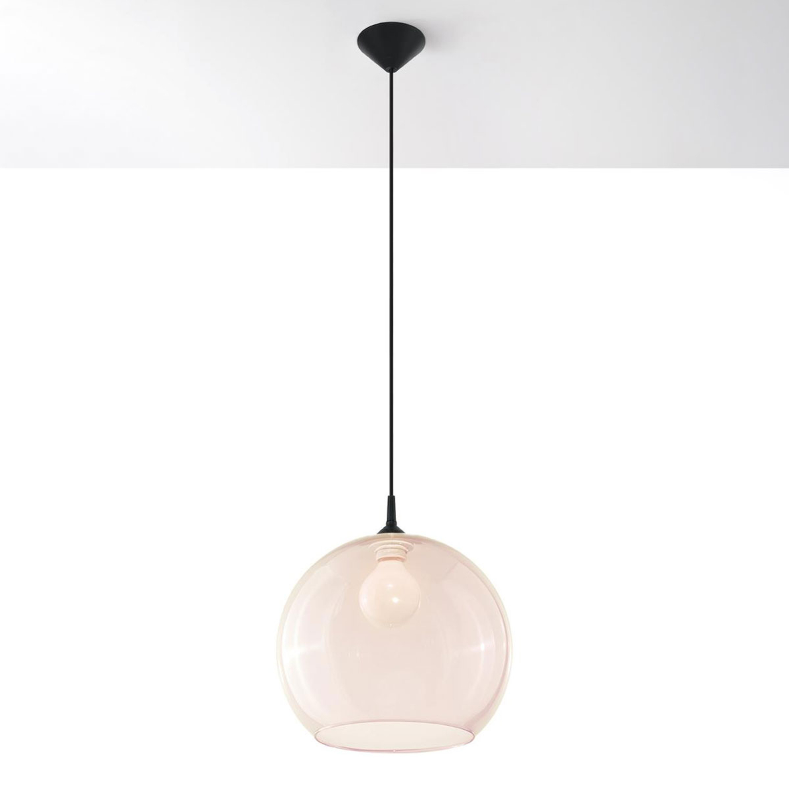 Hängeleuchte Colour, Glasschirm champagner kaufen | Lampenwelt.ch